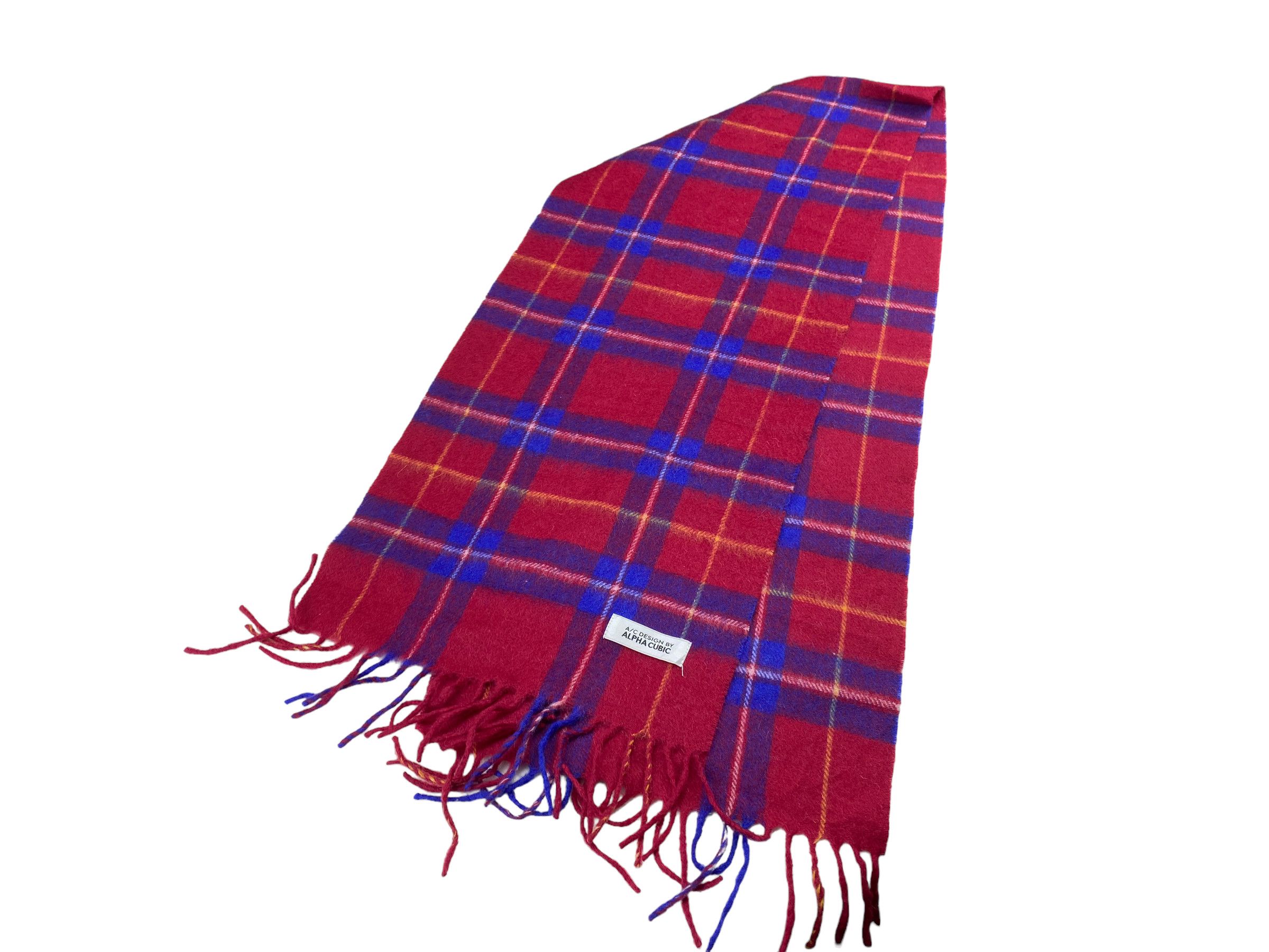 Vintage Alpha Cubic scarf Checkered Vintage Scarves Size ONE SIZE - 2 Thumbnail