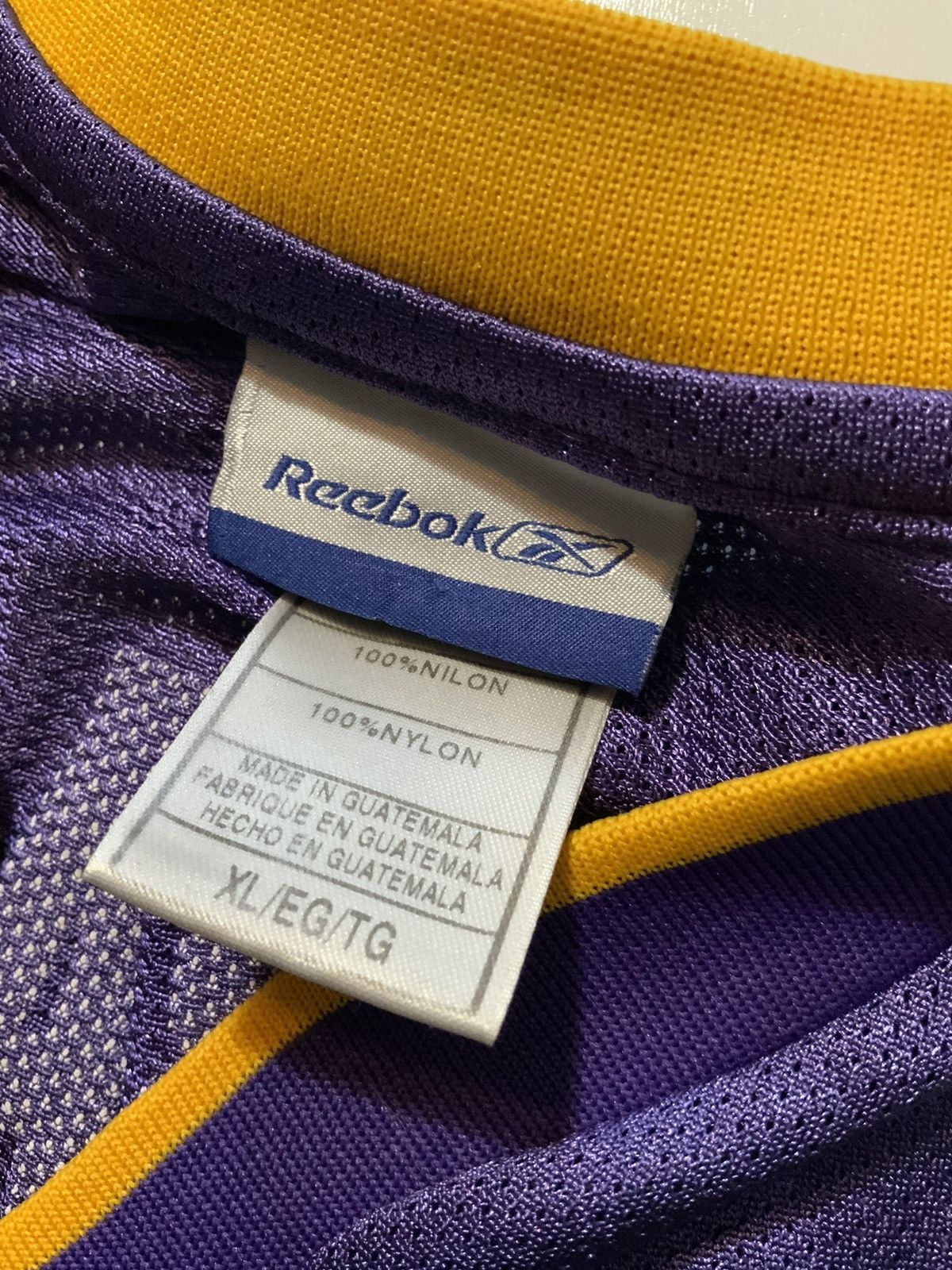 NBA × Reebok Los Angeles Lakers Brian Grant NBA #55 NBA Basketball Jersey Size US XL / EU 56 / 4 - 5 Thumbnail