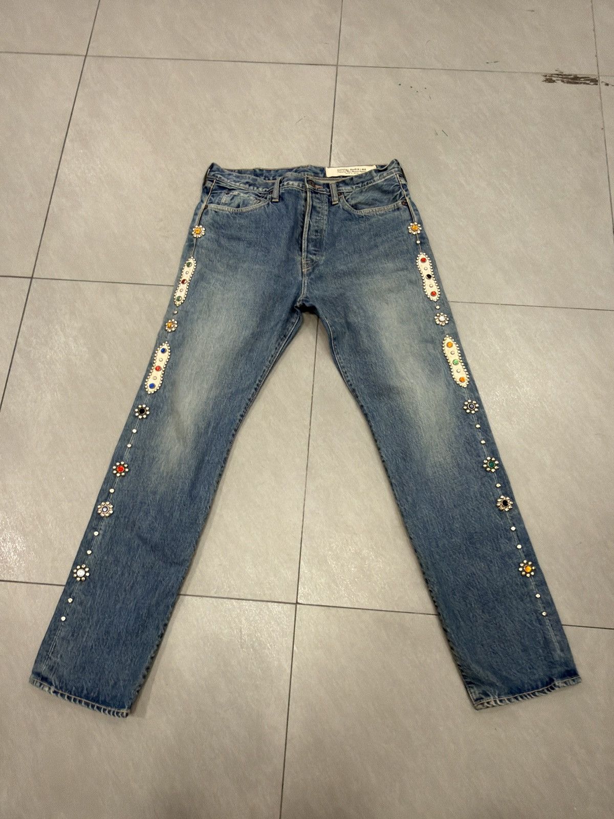Kapital Kaptial jewel Embellished Denim Jeans Size US 34 / EU 50 - 1 Thumbnail