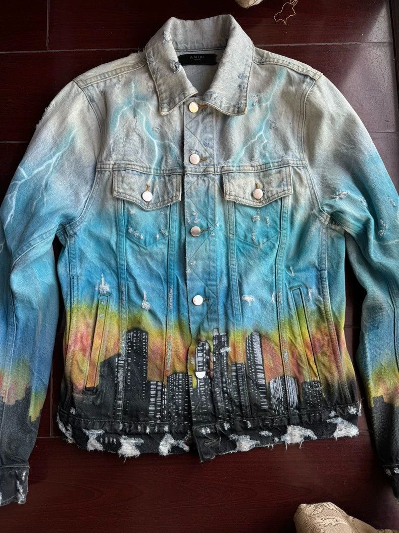 Amiri Amiri classic Guidola three-headed dragon denim jacket-2506 Size US M / EU 48-50 / 2 - 1 Thumbnail