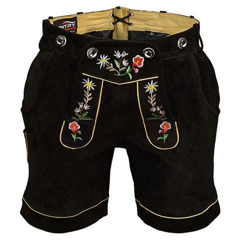 Other Traditional Women Black Lederhosen For Oktoberfest NEW item Size M / US 6-8 / IT 42-44 - 1 Thumbnail