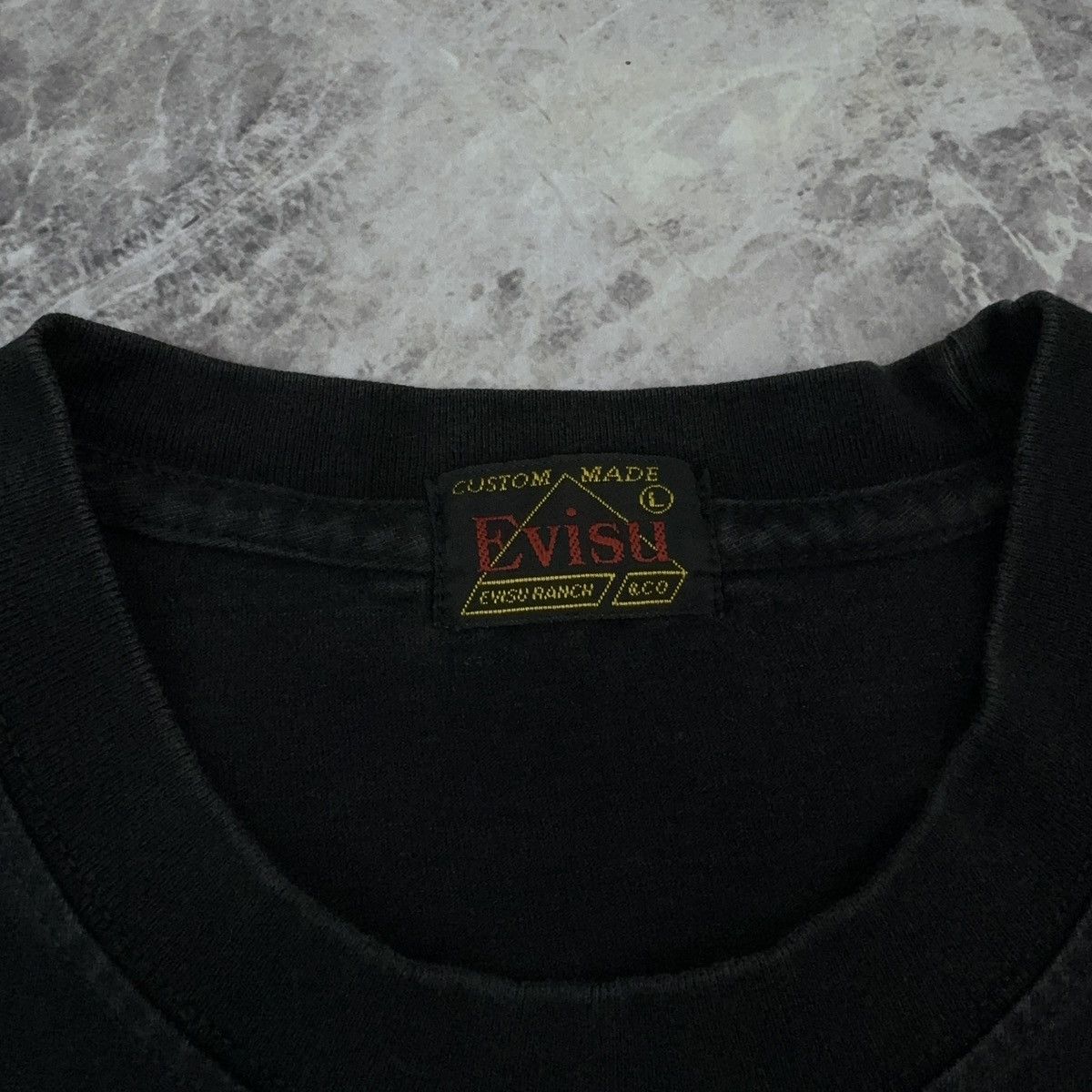 Evisu × Japanese Brand × Vintage Vintage Evisu T shirt Japanese Brand Big Logo Streetwear 90s Size US L / EU 52-54 / 3 - 10 Thumbnail