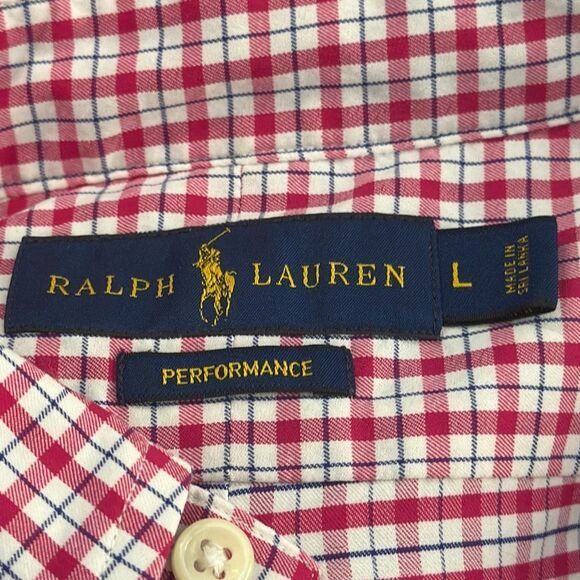 Ralph Lauren Ralph Lauren Polo Performance Plaid Nylon Shirt Size L Long Size US L / EU 52-54 / 3 - 6 Thumbnail