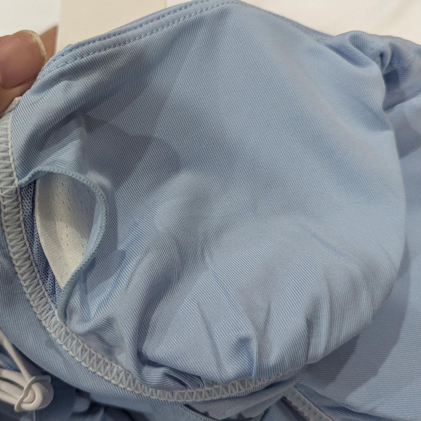 Designer NWT Alo Yoga Airbrush Streamlined Dress Seashell Blue Size S Size S / US 4 / IT 40 - 6 Thumbnail