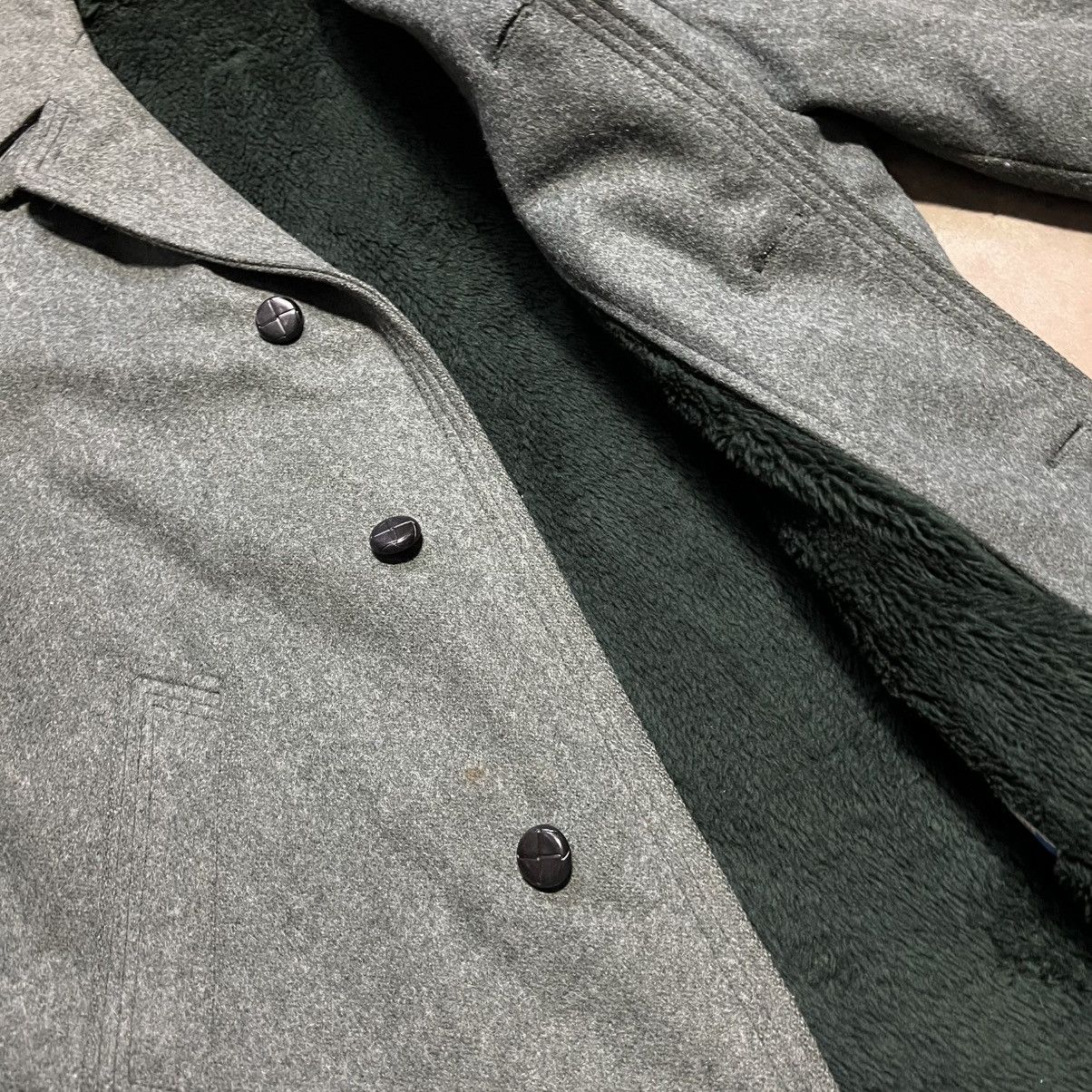 Vintage Vintage Wool Trench Long Coat Overcoat Western 60s 70s USA Size US M / EU 48-50 / 2 - 9 Thumbnail