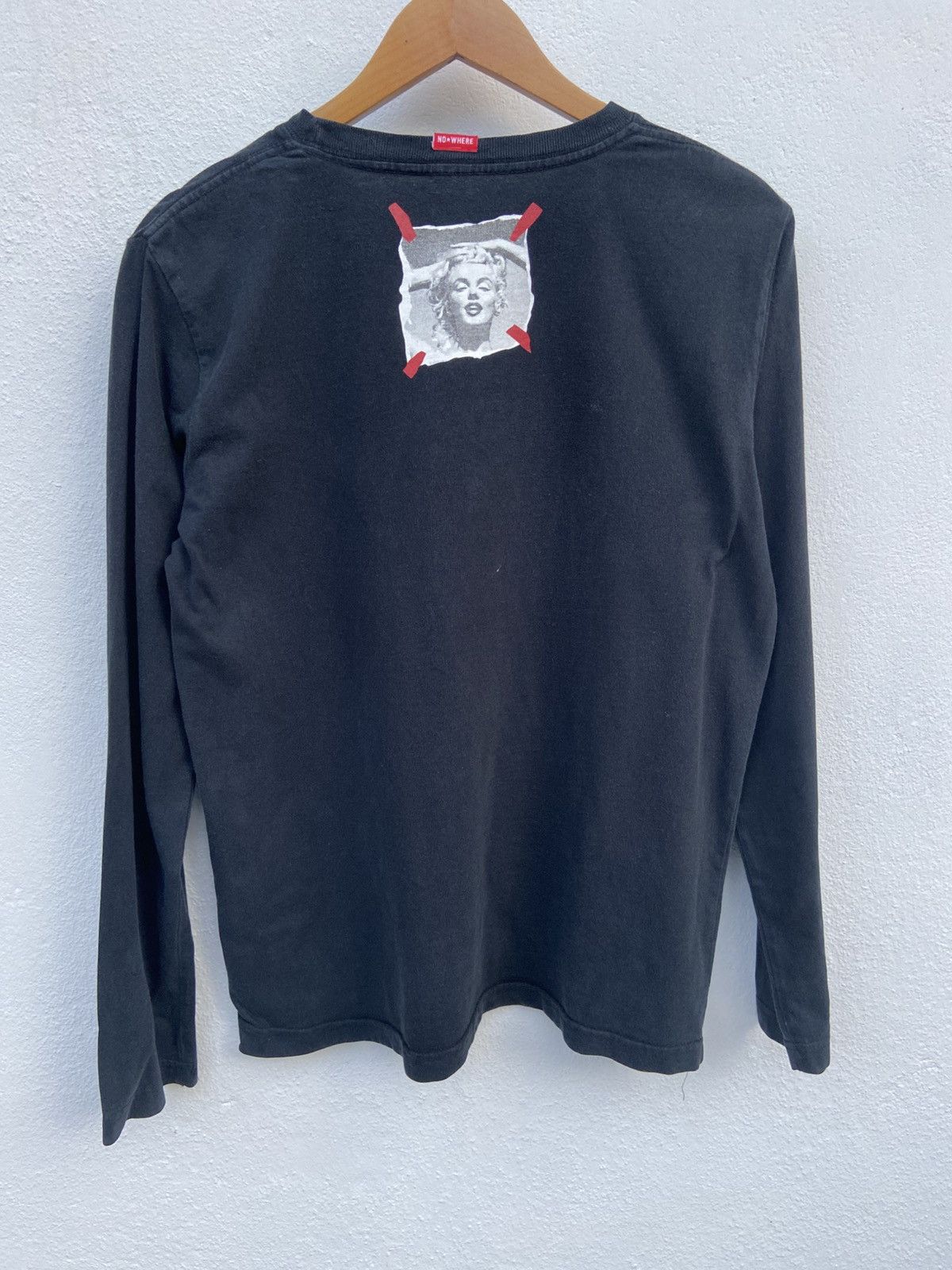 Vintage Vintage 90s Vintage Marilyn Monroe t shirt long sleeve Size US M / EU 48-50 / 2 - 4 Thumbnail