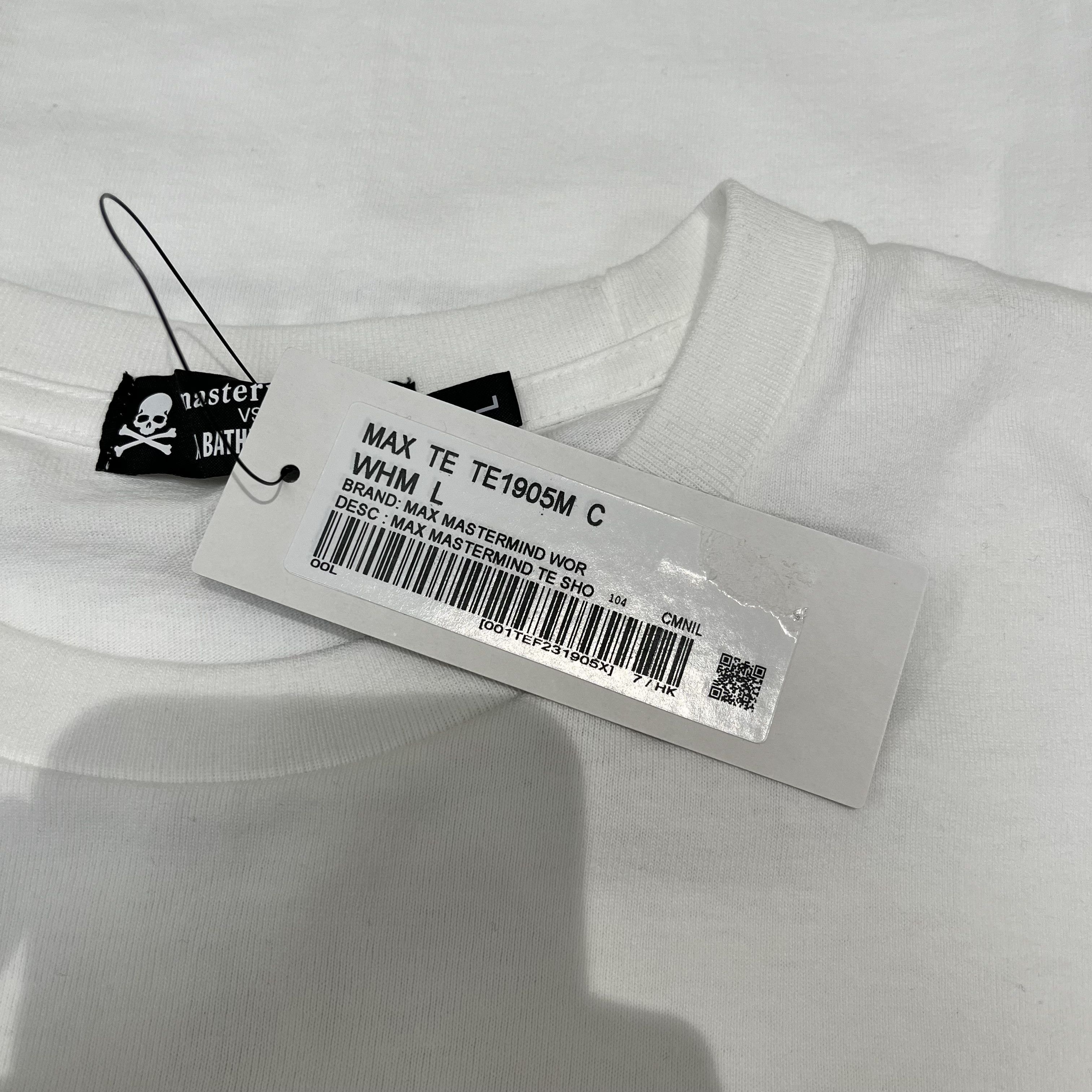 Bape × Mastermind Japan Bape x Mastermind Tee White Size US L / EU 52-54 / 3 - 9 Thumbnail