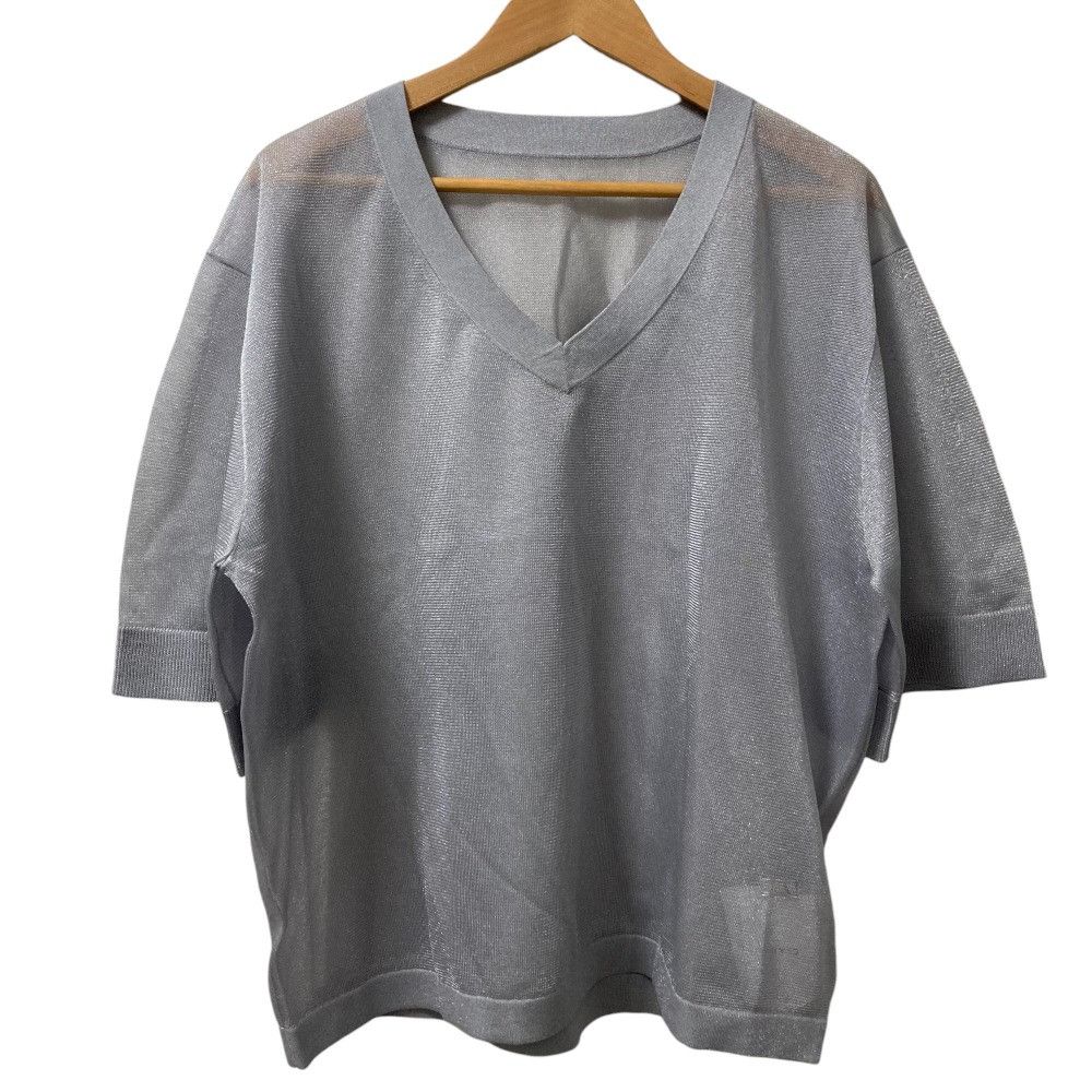Other Other CLANE Sheer V Neck Knit Top Others Tops DUTY FREE for USA Size ONE SIZE - 1 Thumbnail