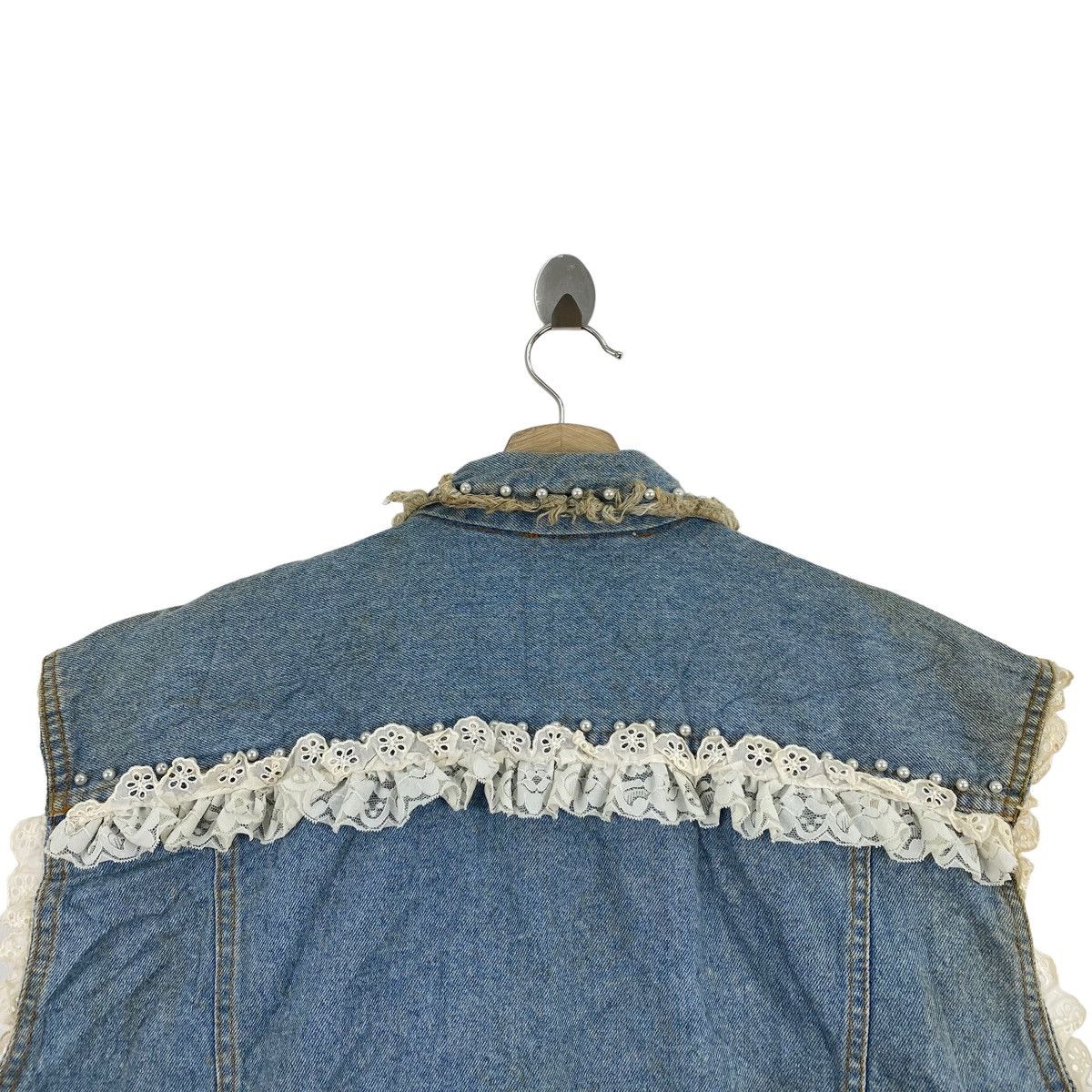 Guess × Vintage Vintage GUESS Retro Style Button Up Sleeveless Denim Jeans Size US M / EU 48-50 / 2 - 5 Thumbnail