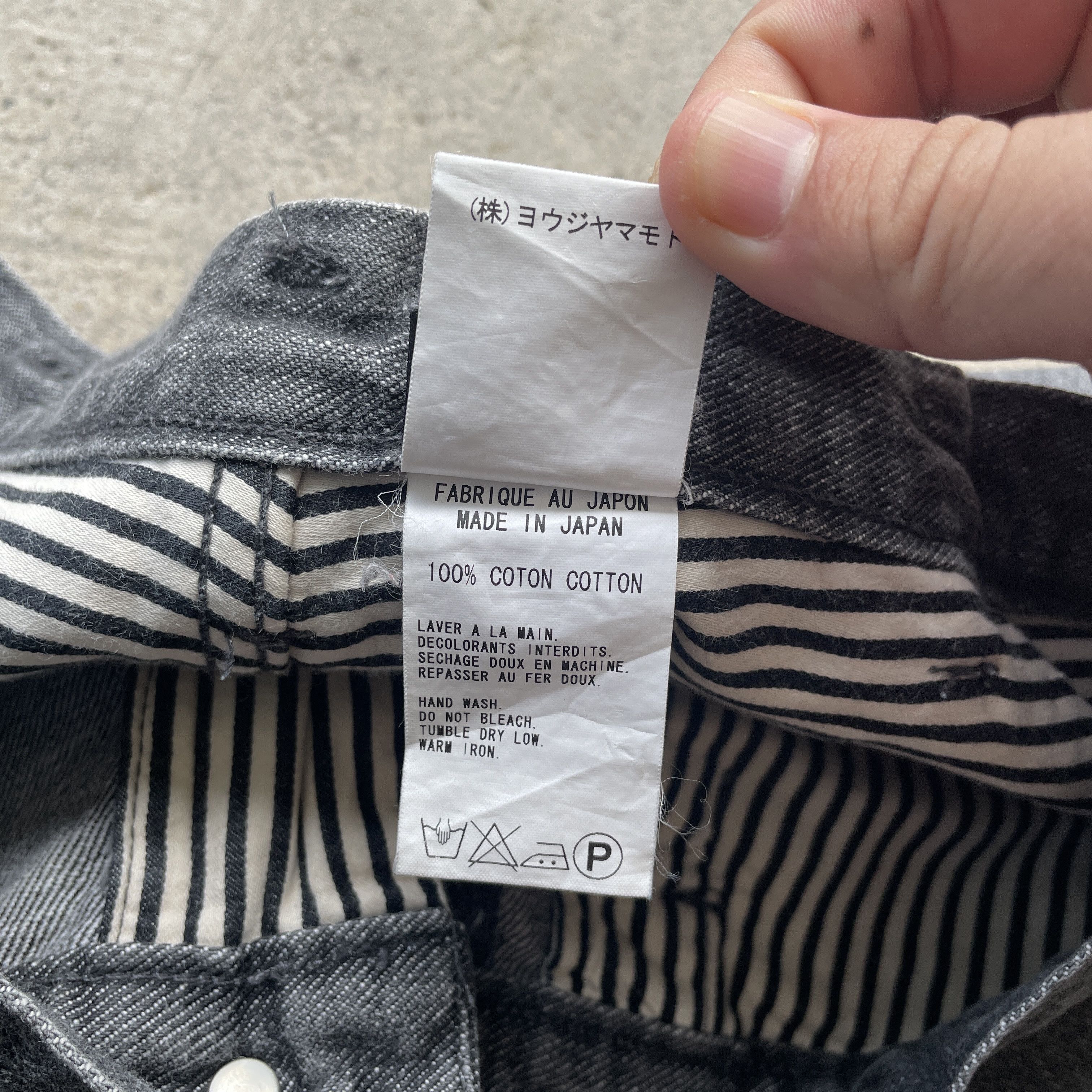 Yohji Yamamoto W30 VINTAGE YOHJI YAMAMOTO Y’S BLACK JEANS FADED DENIM PANTS Size US 30 / EU 46 - 9 Thumbnail