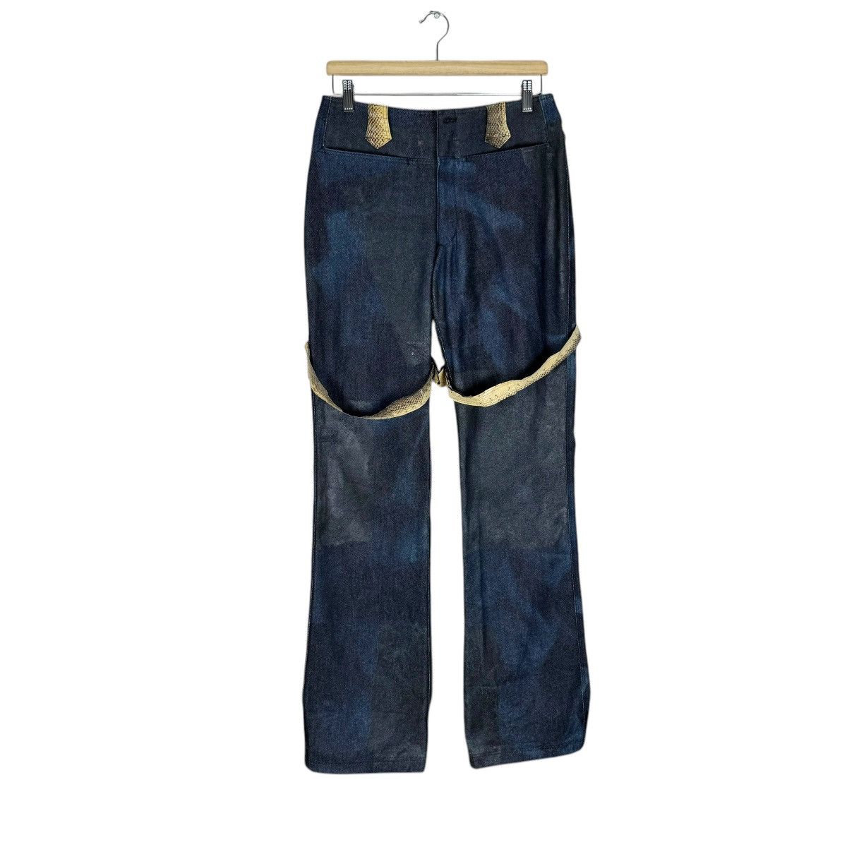Japanese Brand 🌟ARRSTON VOLAJU KOSHIN SATOH SHOW SAMPLE BONDAGE PANTS Size US 30 / EU 46 - 3 Thumbnail
