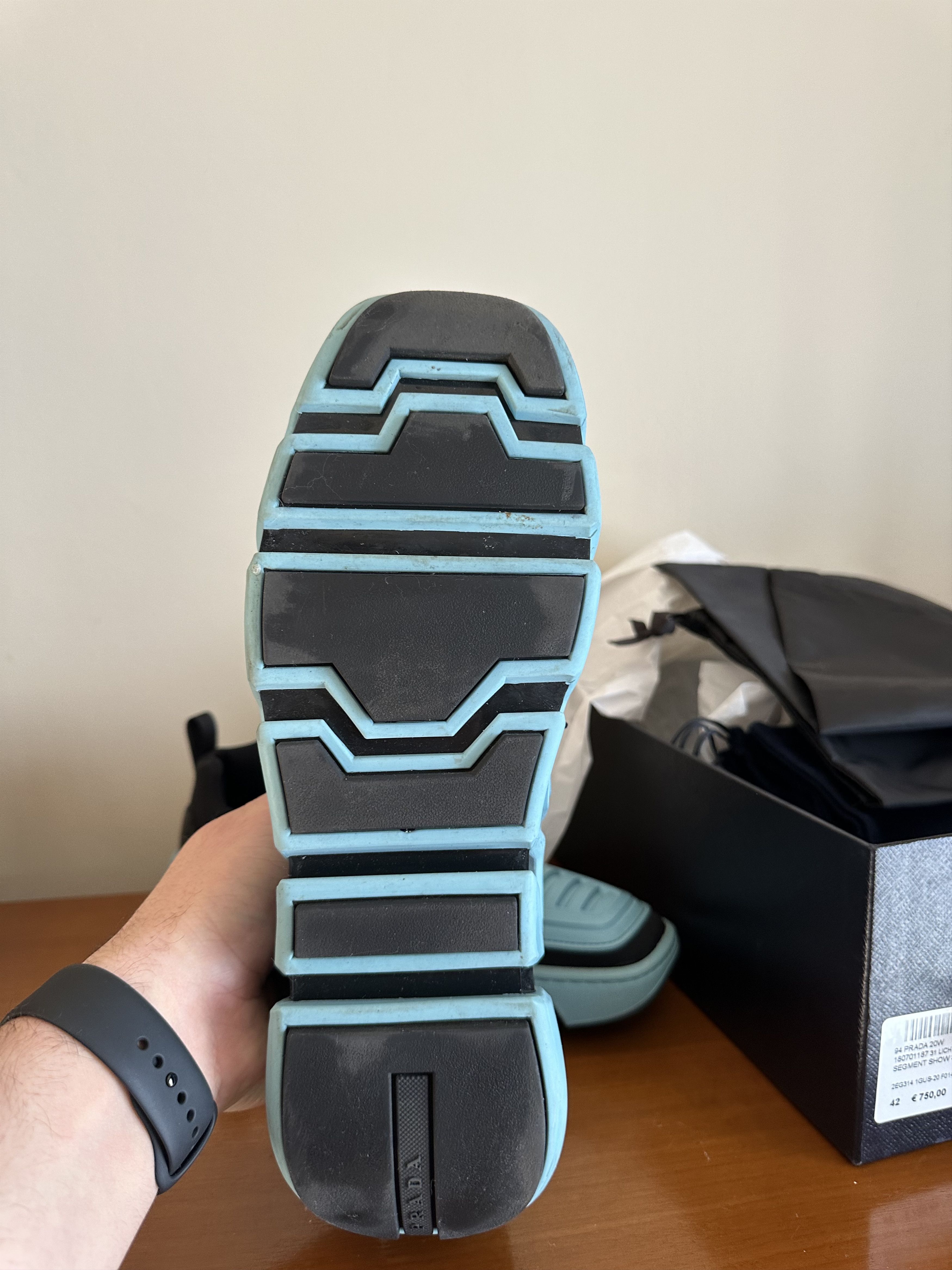 Prada Prada Techno Stretch Segment Show Sneakers Size US 8.5 / EU 41-42 - 8 Thumbnail