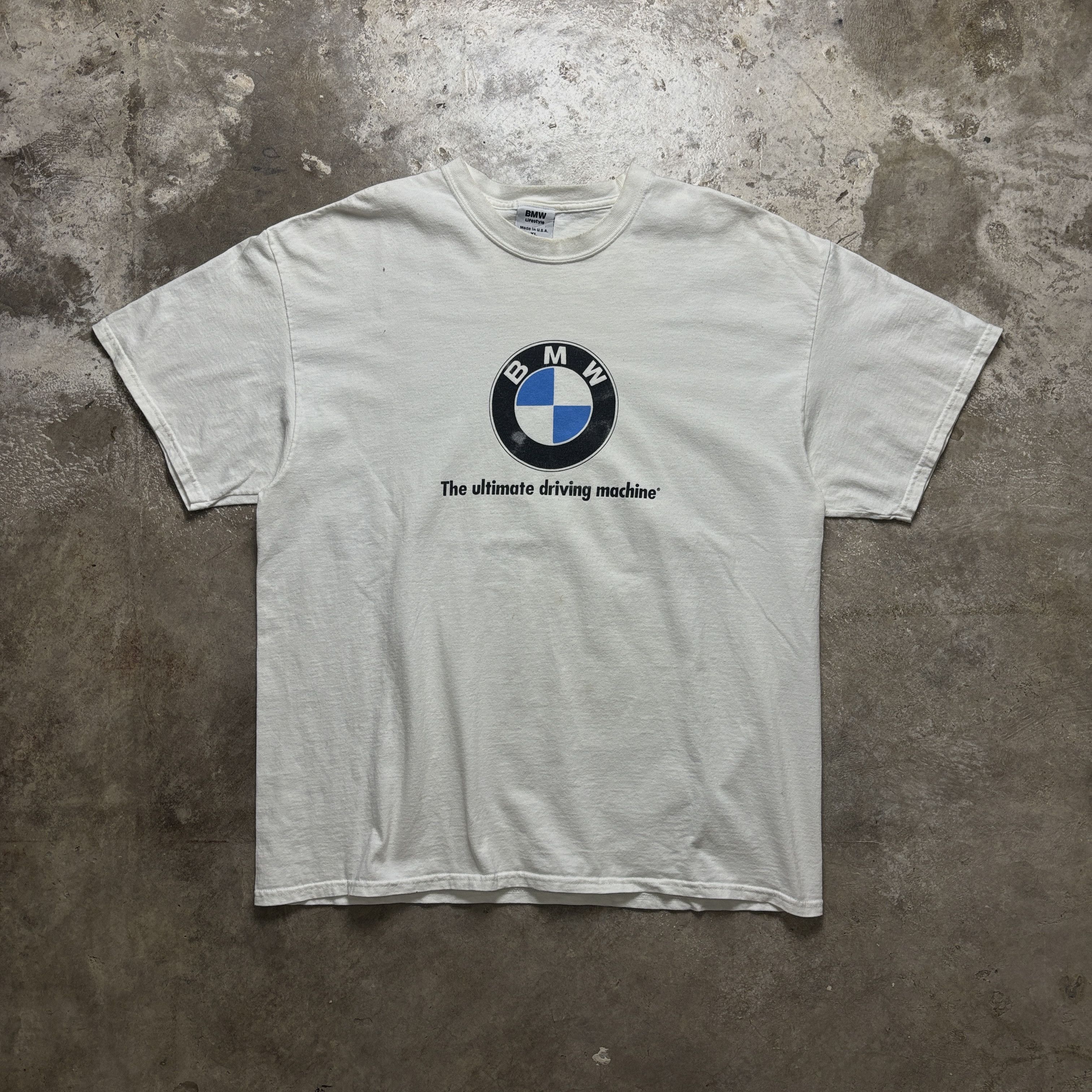 image of Vintage Bmw T-Shirt in White, Men's (Size XL)