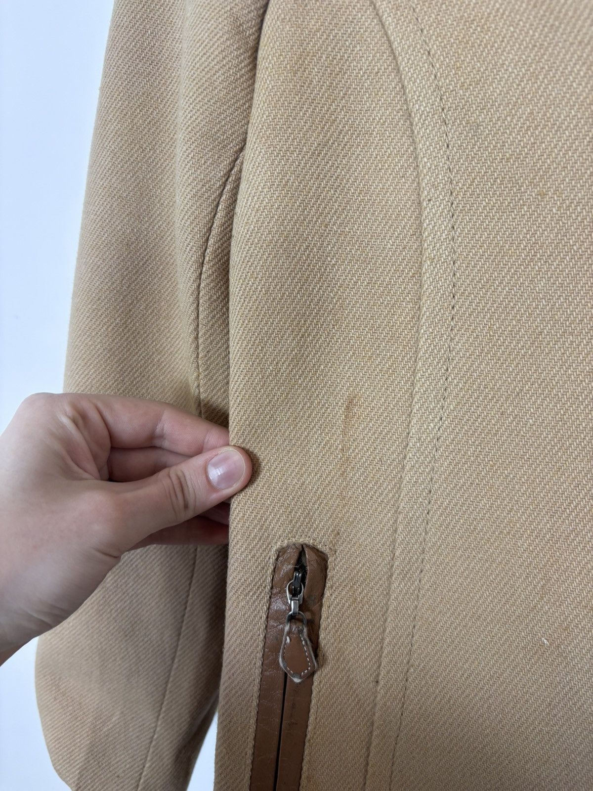 Burberry Burberry Blue Label Women’s Vintage Camel Wool Blend Jacket Size S / US 4 / IT 40 - 9 Thumbnail