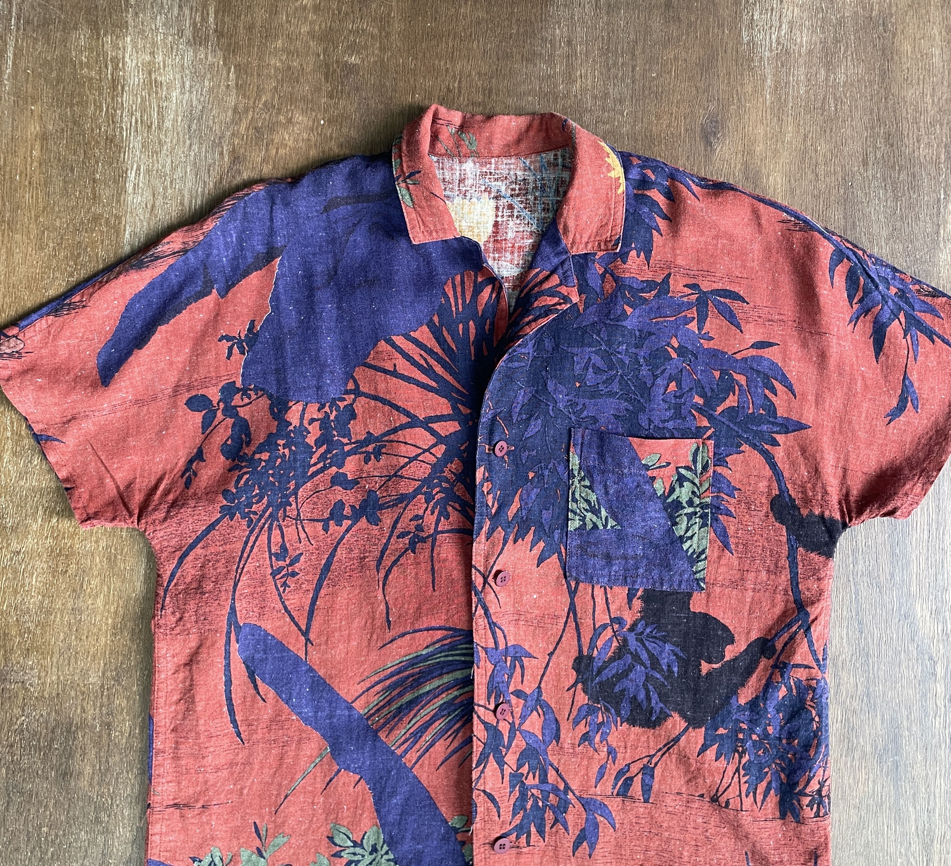 Other JURGEN LEHL Vintage Rayon Shirt Size US M / EU 48-50 / 2 - 2 Thumbnail