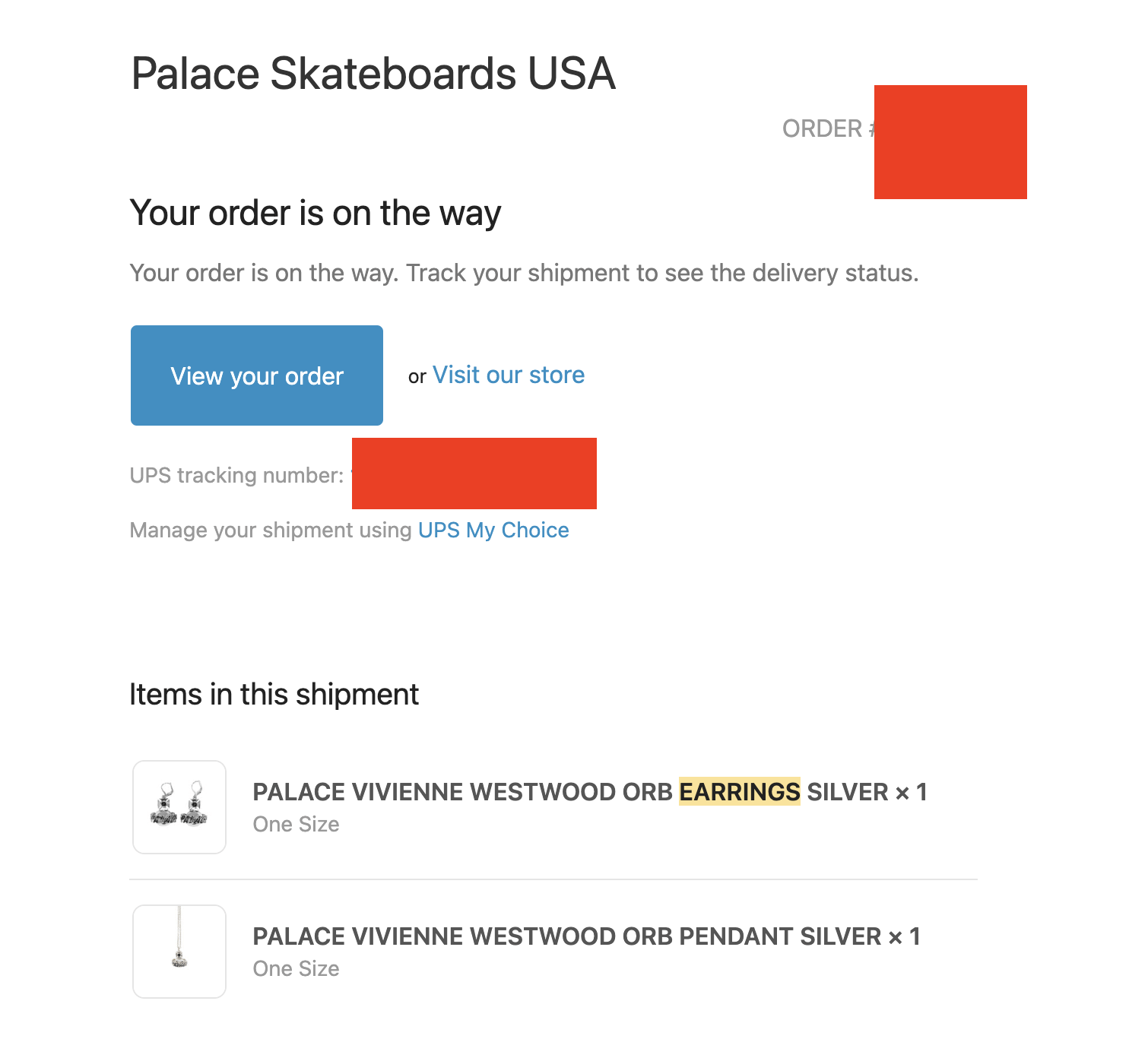 Palace × Vivienne Westwood Palace x Vivienne Westwood Orb Earrings Size ONE SIZE - 10 Thumbnail