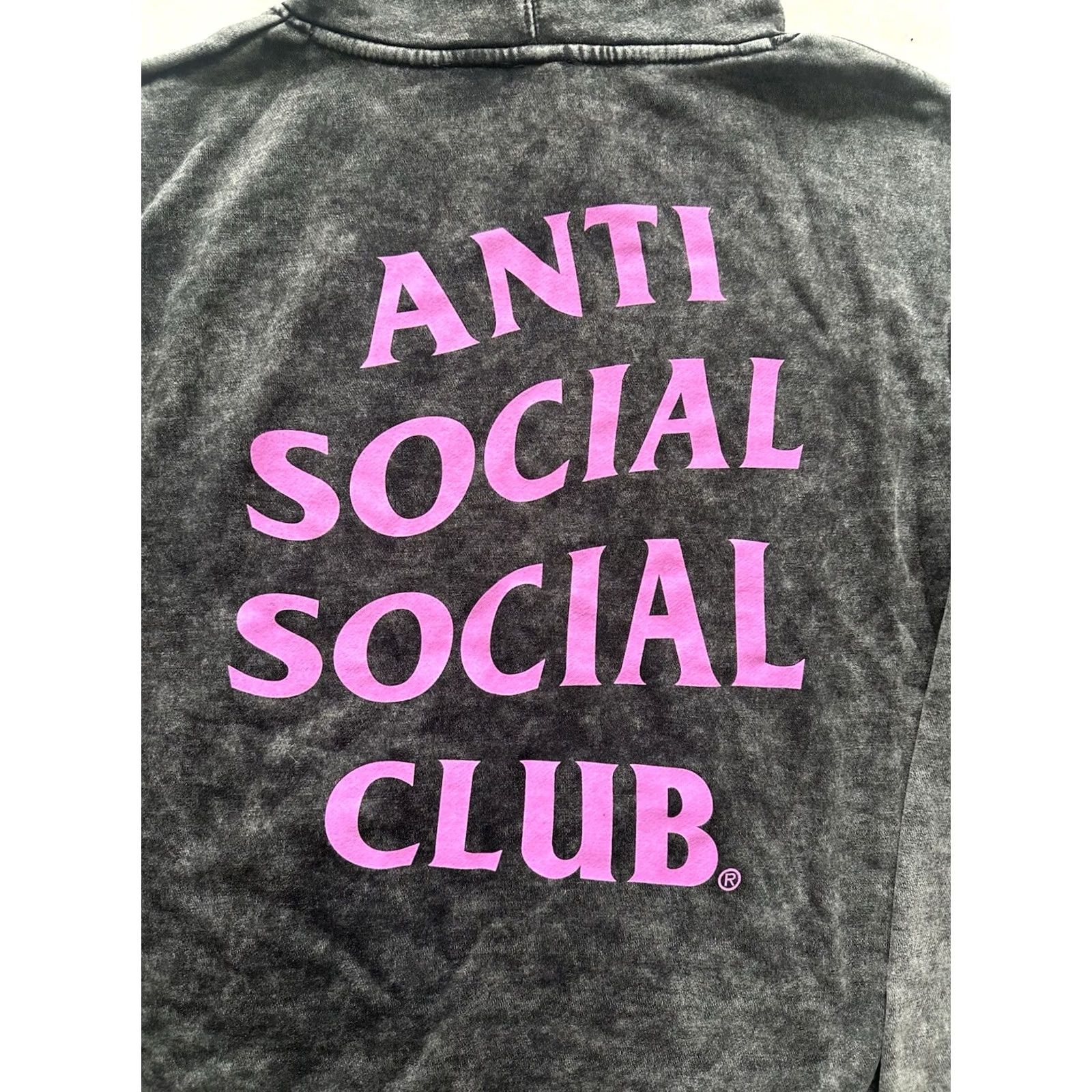 Anti Social Social Club VINTAGE? Anti Social Social Club Hoodie Men L Washed Black Pink Logo NEW Size US L / EU 52-54 / 3 - 3 Thumbnail