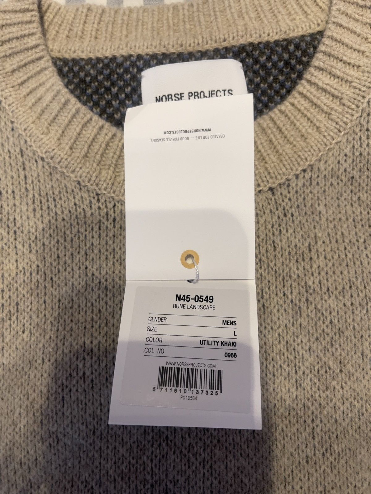 Norse Projects NORSE PROJECTS RUNE LANDSCAPE SWEATER Size US L / EU 52-54 / 3 - 5 Thumbnail