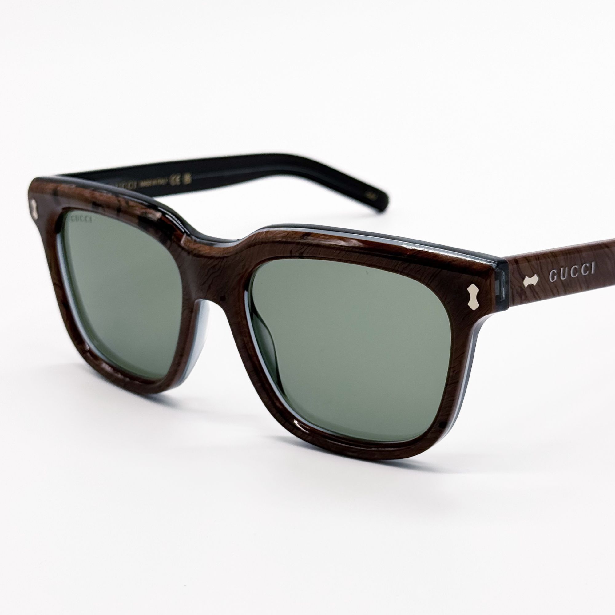 Gucci NEW GG1523S 003 GUCCI HAVANA GREEN UNISEX SUNGLASSES GUCCI Size ONE SIZE - 7 Thumbnail