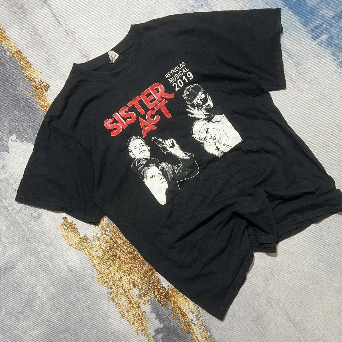 Vintage Horror Movie Sister Act Tee Size US M / EU 48-50 / 2 - 2 Thumbnail