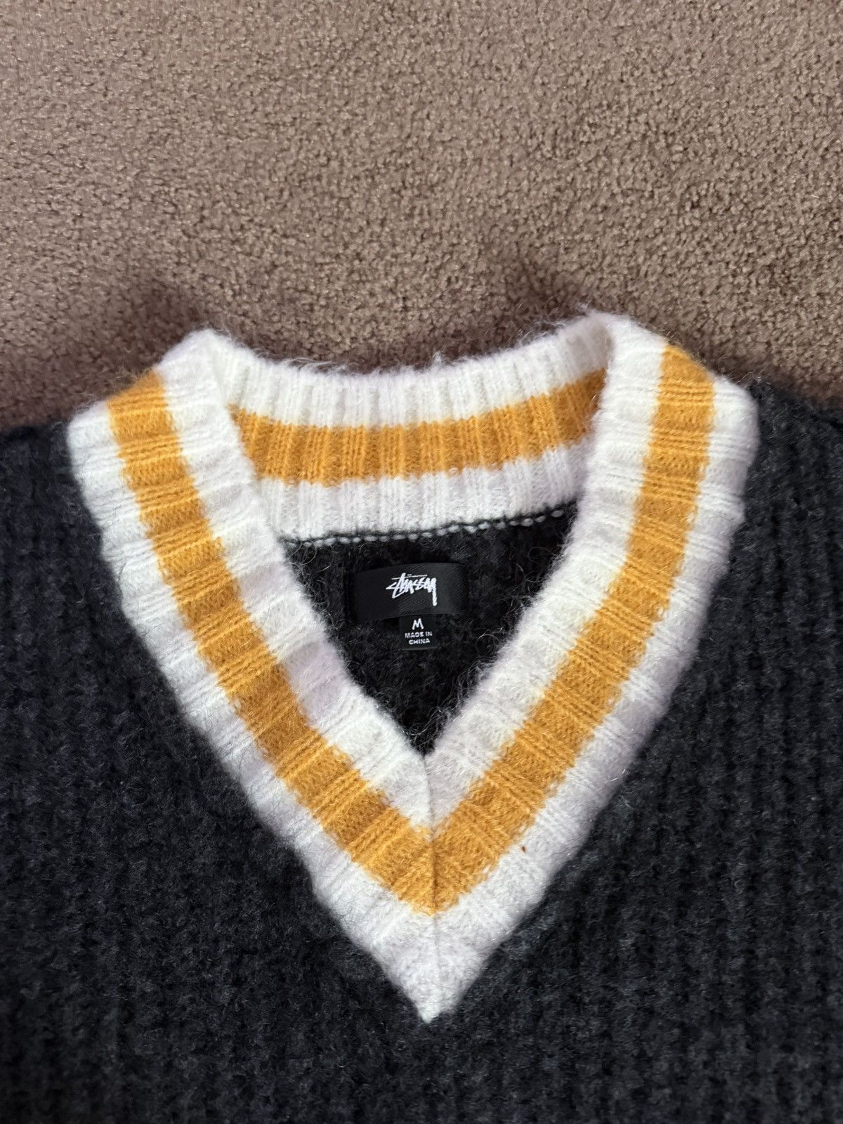 Stussy Stussy Mohair Tennis Sweater Size US M / EU 48-50 / 2 - 2 Thumbnail