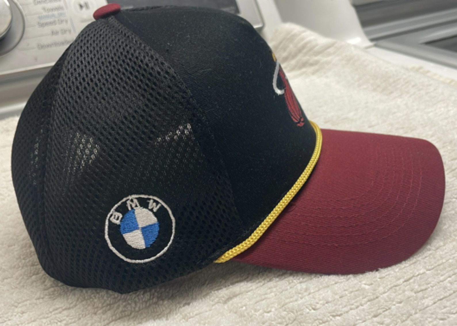 BMW Miami Heat BMW NBA Strapback Hat (Adult Size) Adjustable Size ONE SIZE - 2 Thumbnail