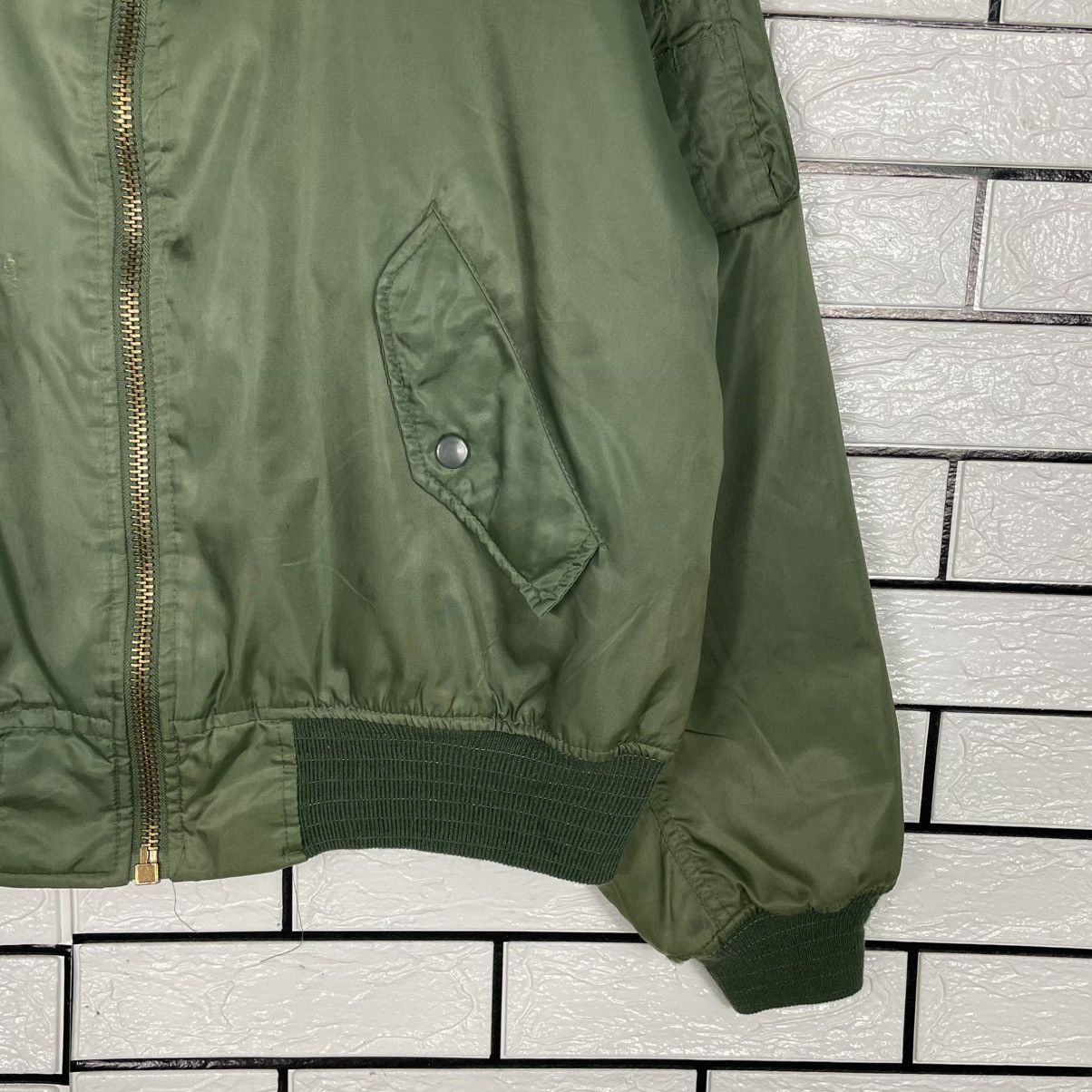 Japanese Brand Phantom Military MA-1 Nylon Flight Bomber Jacket Size US L / EU 52-54 / 3 - 6 Thumbnail