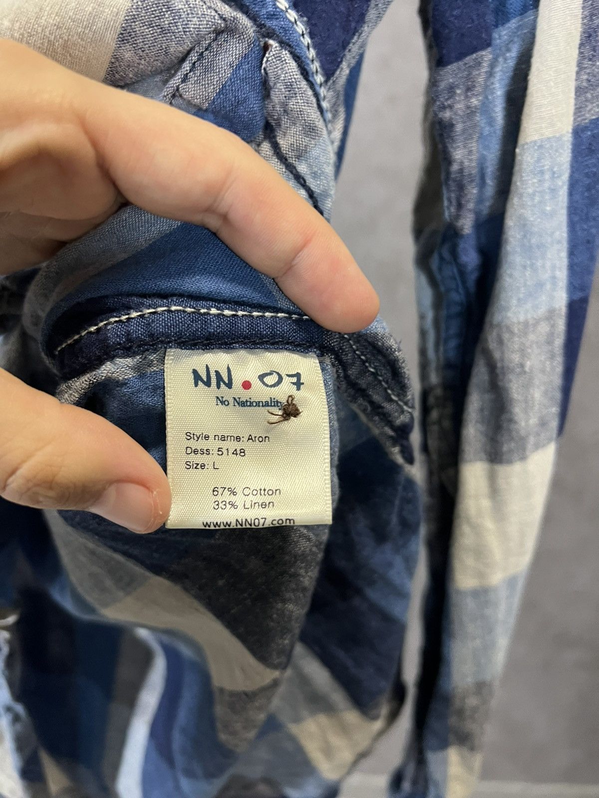 NN07 NN07 No Nationality designer linen shirt Size US L / EU 52-54 / 3 - 6 Thumbnail