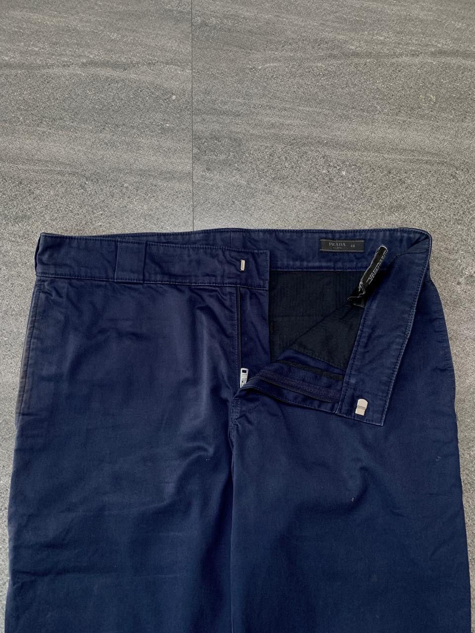 Prada FREE TAX! Triangle Logo Patched Cropped Trousers - 31” Size US 31 - 5 Thumbnail