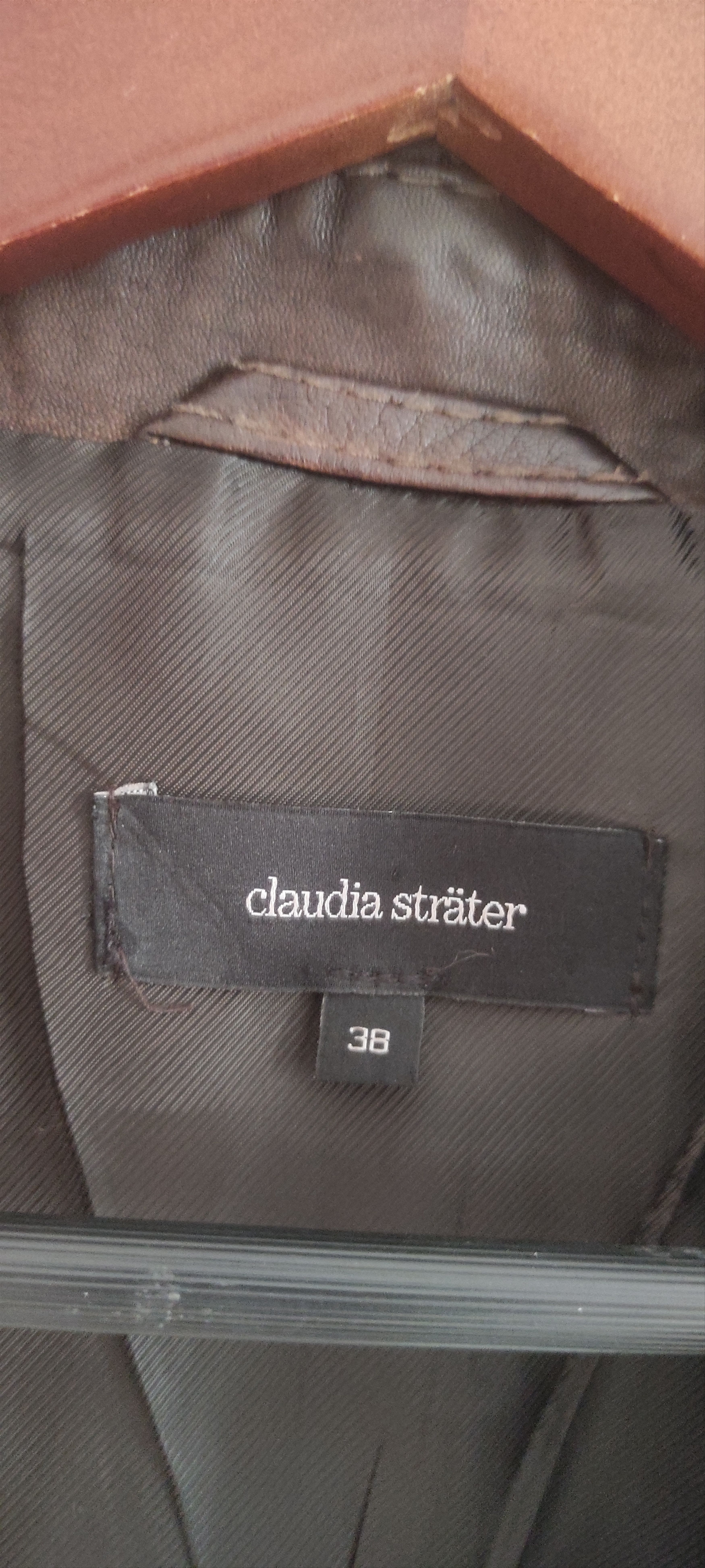Genuine Leather Claudia Strater Genuine Soft Leather Biker Jacket Brown Size S / US 4 / IT 40 - 7 Thumbnail