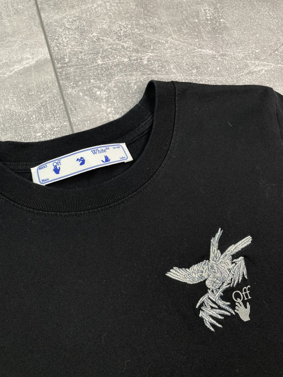 Off-White Off White Black Big Logo T-Shirt Size US S / EU 44-46 / 1 - 3 Thumbnail