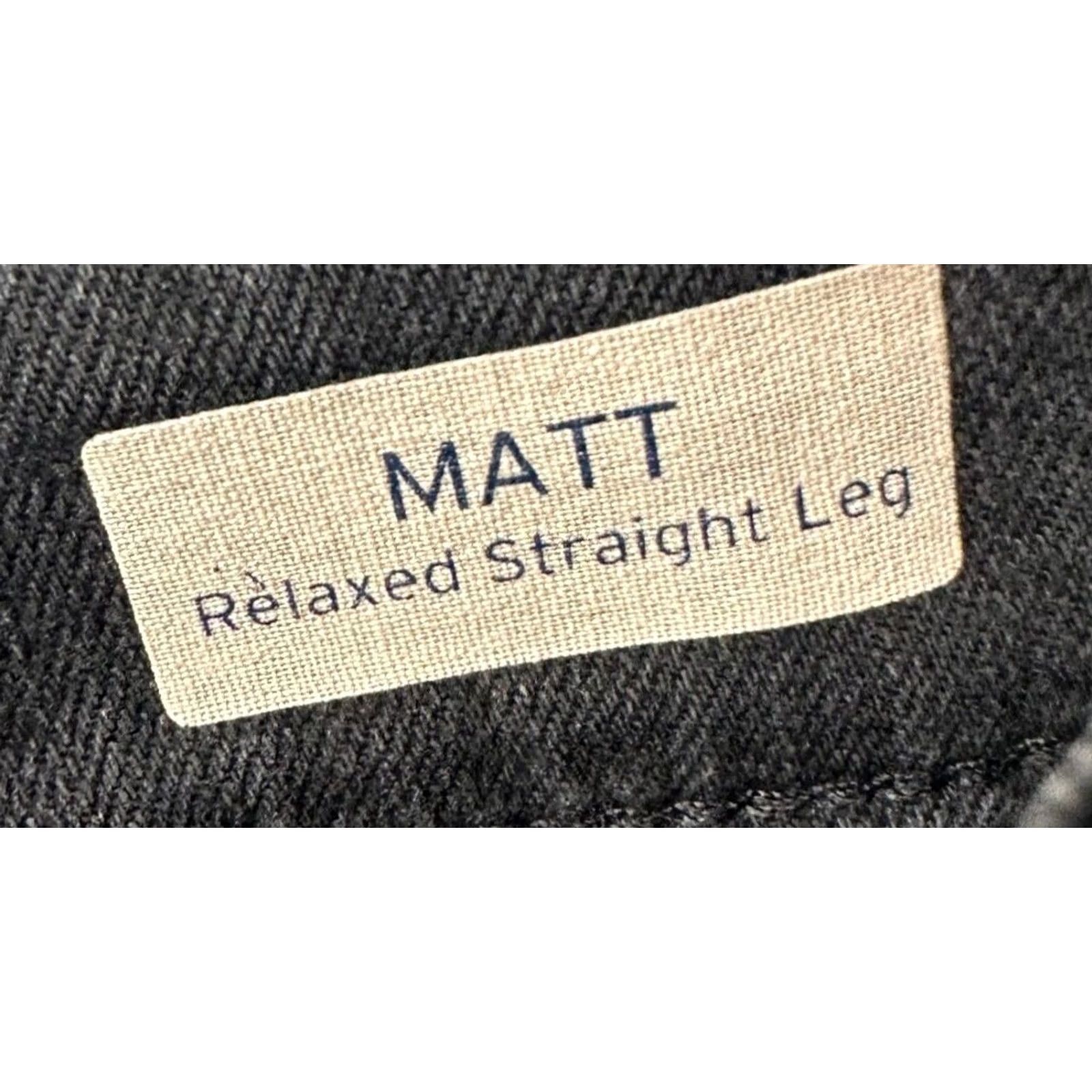 Mavi Mavi Matt Jeans Mens 28X32 Grey Relaxed Straight 5-Pocket Denim NEW Size US 28 / EU 44 - 6 Thumbnail