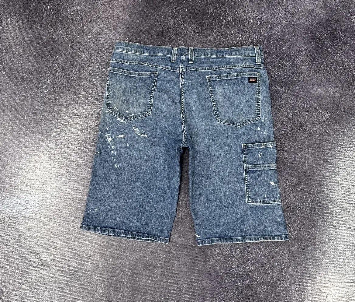 Dickies × Vintage Vintage Dickies USA Light Blue Hype Denim Shorts Jorts Size US 38 / EU 54 - 1 Thumbnail