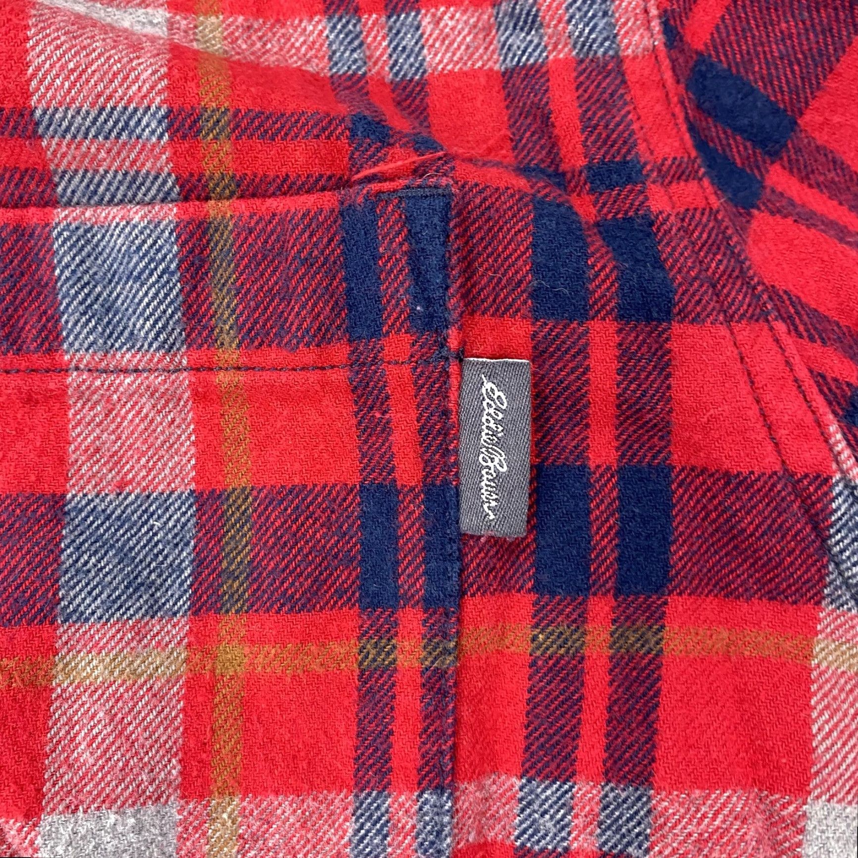 Eddie Bauer VINTAGE Eddie Bauer Shirt Mens 2XL Red Plaid Flannel Button Down Long Sleeve Cotton Size US XXL / EU 58 / 5 - 3 Thumbnail