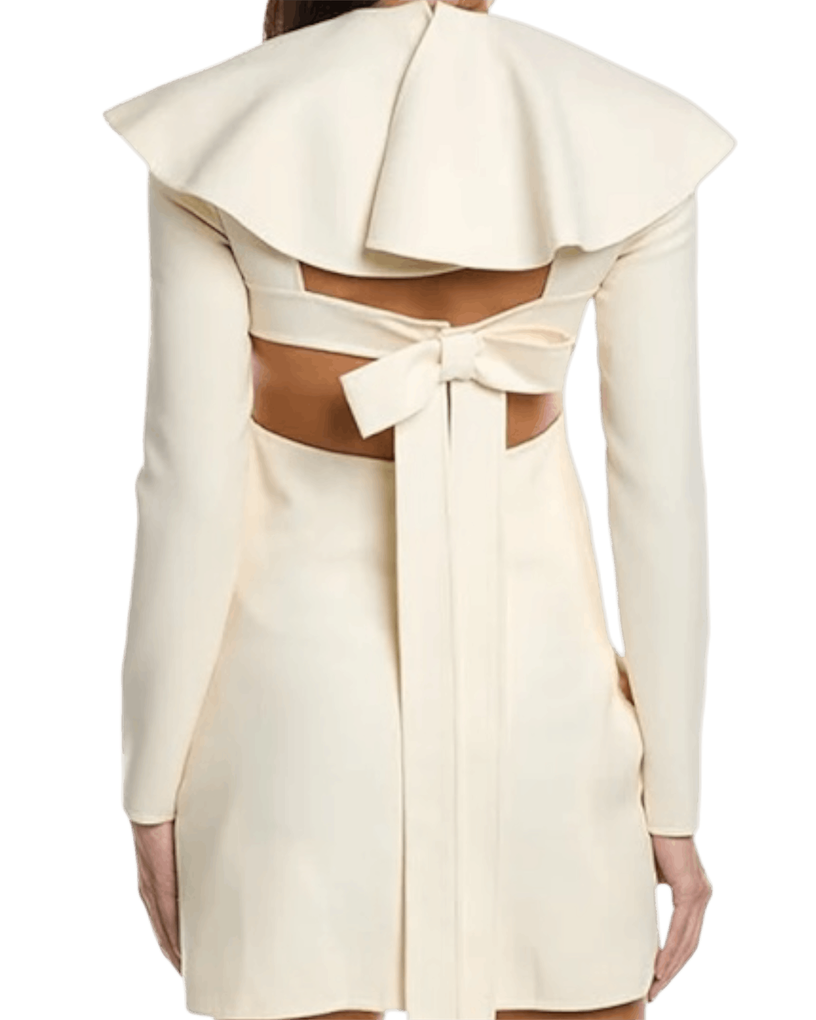 Valentino Valentino Ruffle Collar Sheath Dress Size L / US 10 / IT 46 - 4 Thumbnail