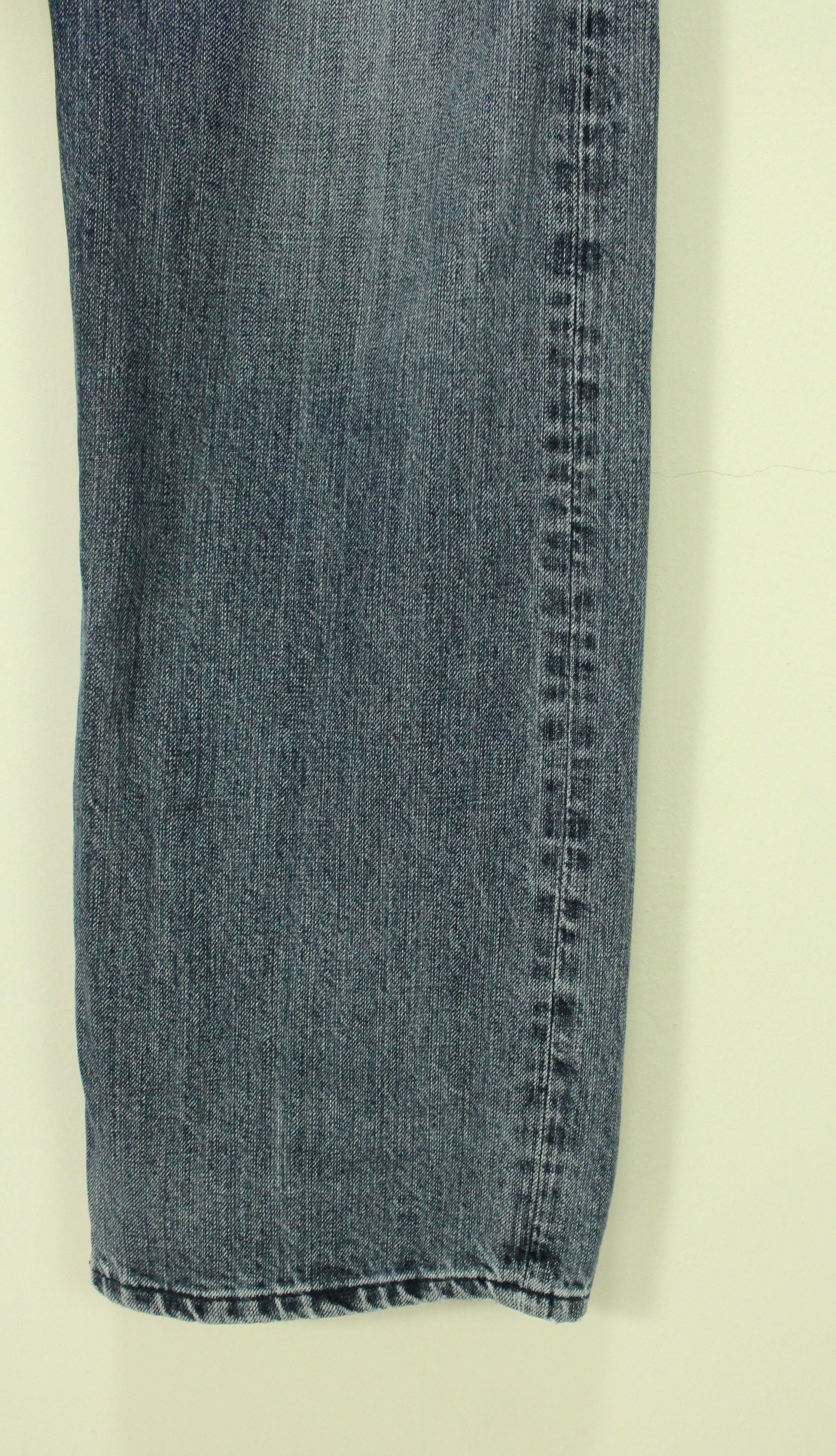 Japanese Brand Vintage Denim Embroidered Skull Logo Size US 35 - 10 Thumbnail