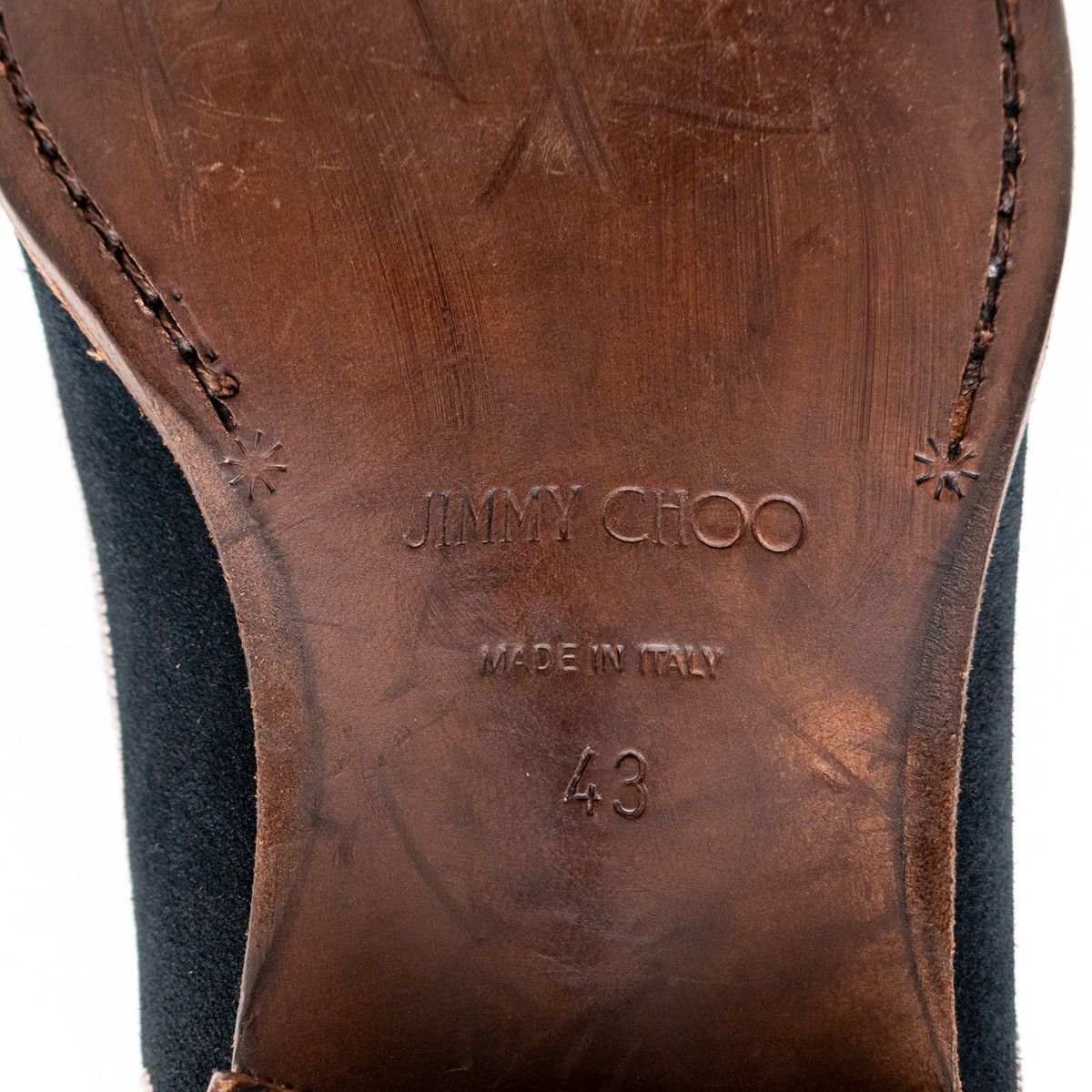 Designer × Jimmy Choo Jimmy Choo Foxley Men’s Black Suede Tassel Loafers SzUS:10 Size US 10 / EU 43 - 9 Thumbnail