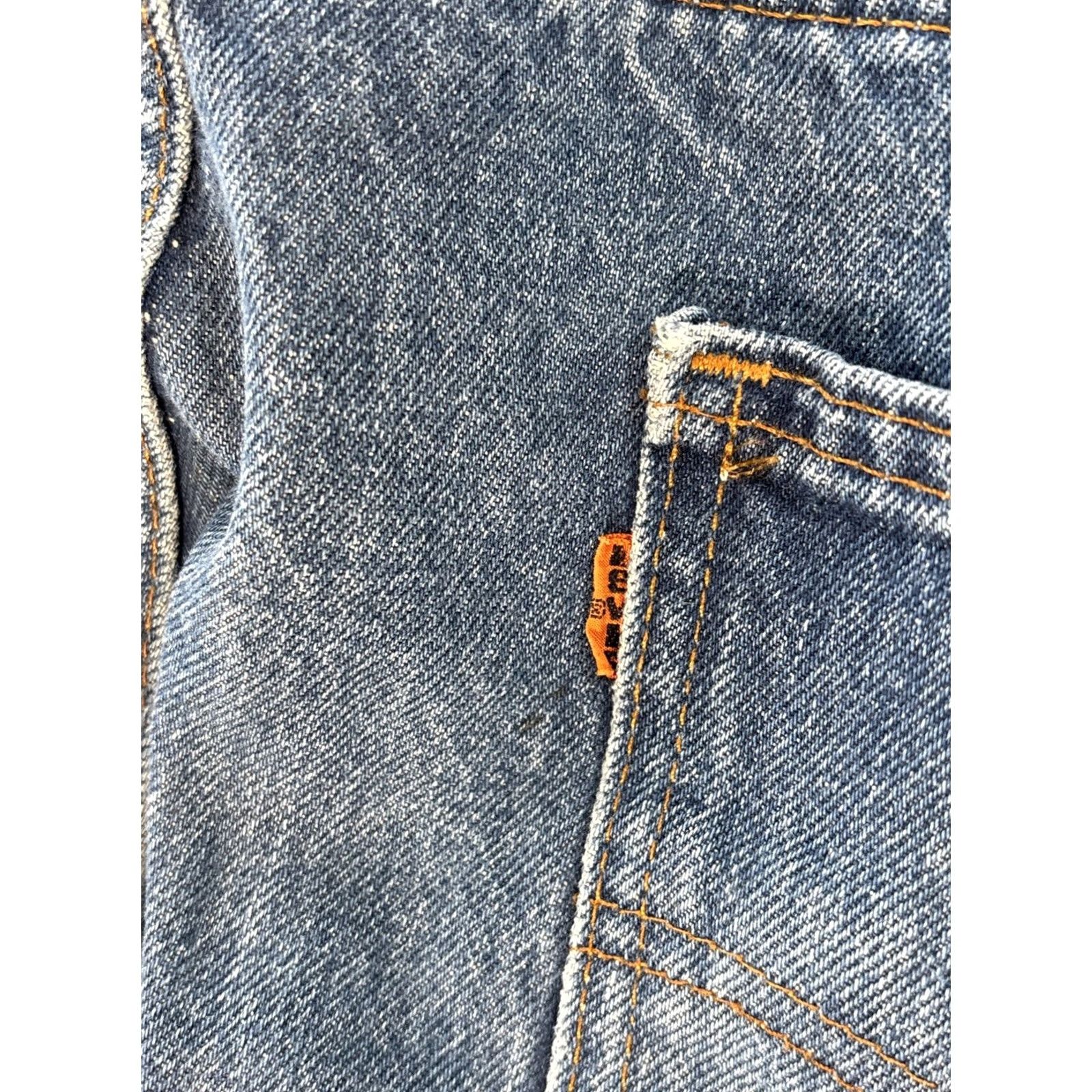 Levi's VINTAGE Levi's 550 Jeans Mens 38x32 Relaxed Tapered 90s Orange Tab Thrashed Med Jeans Mens Blue 90s Bohemian Grunge Festival Southwestern USA Levi's Size US 38 / EU 54 - 6 Thumbnail