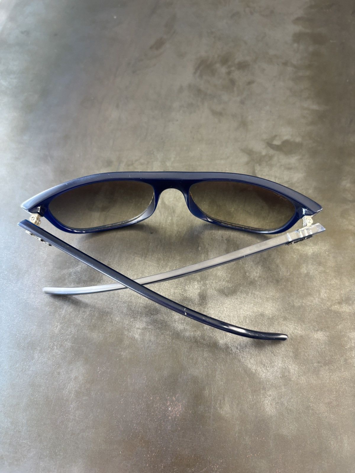RayBan Ray-Ban Sunglasses RB4147 Made in Italy Blue Sport Boyfriend Size ONE SIZE - 14 Thumbnail