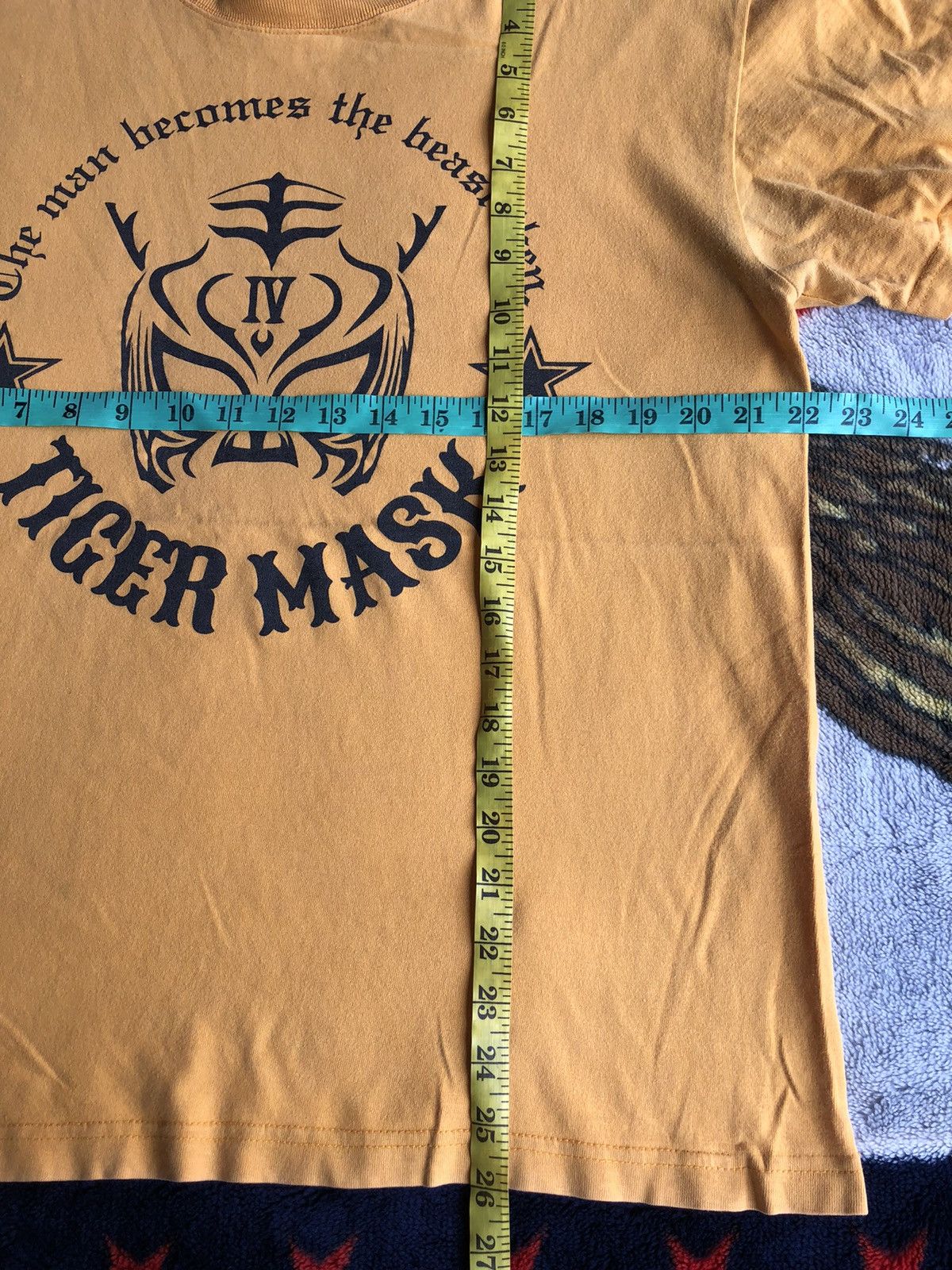 Japanese Brand Vintage Tiger Mask IV New Japan Pro-Wrestling Shirt Tee Size US L / EU 52-54 / 3 - 7 Thumbnail