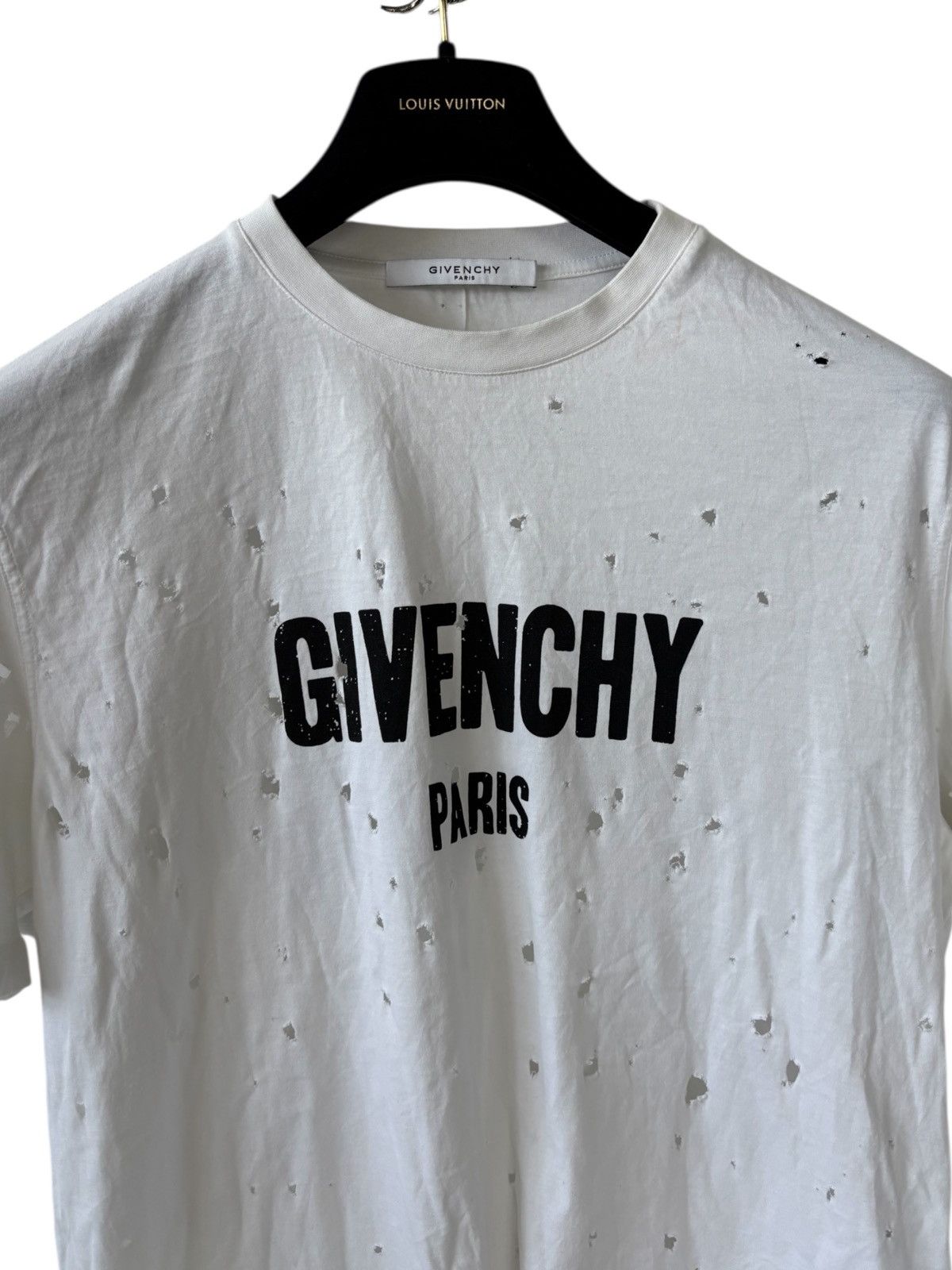Givenchy Givenchy Oversized Distressed T-Shirt Size US XS / EU 42 / 0 - 2 Thumbnail