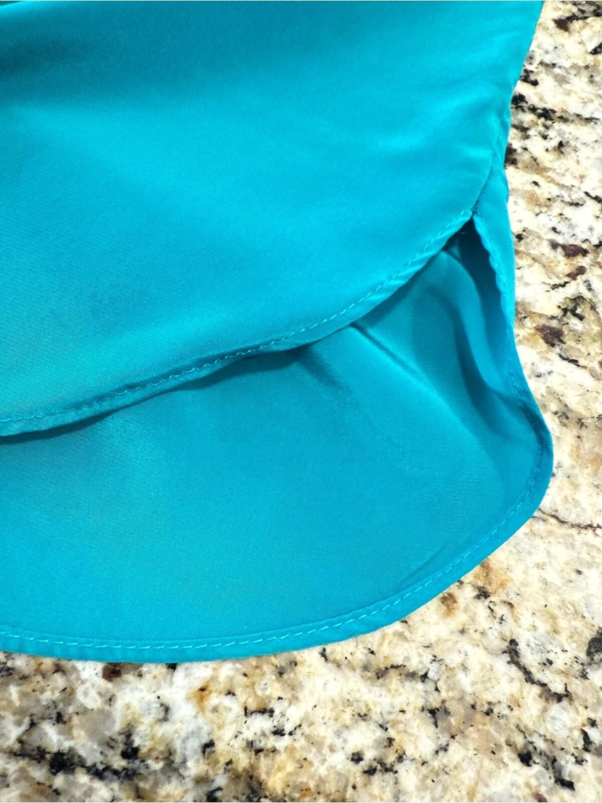 Other Doncaster vintage teal 3/4 button up top long sleeves SZ 4 Size S / US 4 / IT 40 - 5 Thumbnail