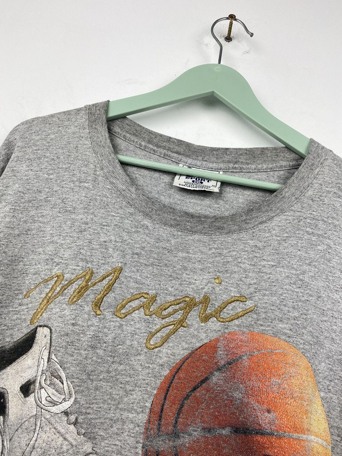 NBA Vintage 90s Orlando Magic Lee T Shirt Tee Lakers Bulls Y2K Size US XXL / EU 58 / 5 - 4 Thumbnail
