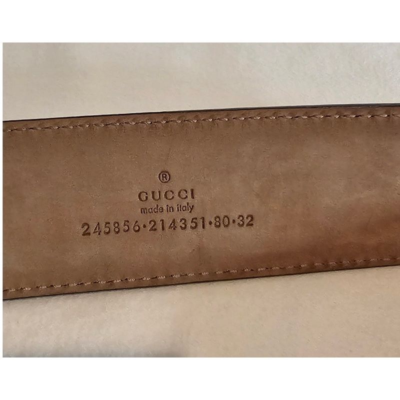Gucci Gucci Red Guccissima Leather Heart Buckle Belt Size ONE SIZE - 5 Thumbnail