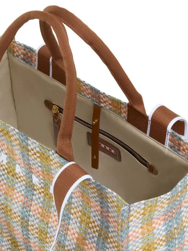 Marni oc11z0525 Size: OS/Checked Tote Bag in Multicolor Size ONE SIZE - 4 Thumbnail