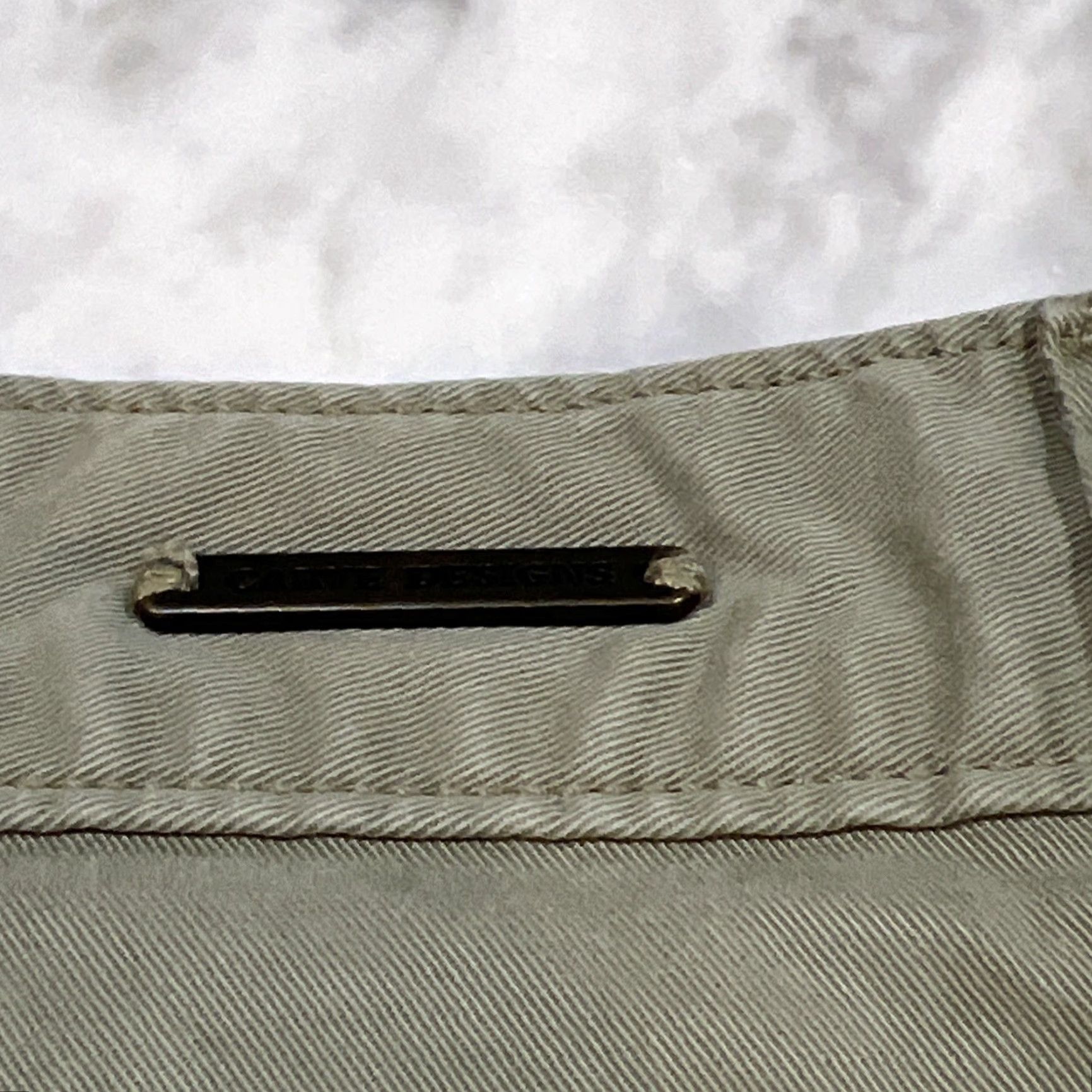 Vintage Carve Designs Women's Shorts Size 2 Sage Green Cut-Off Cotton Spandex Casual Activewear Size 26" / US 2 / IT 38 - 4 Thumbnail