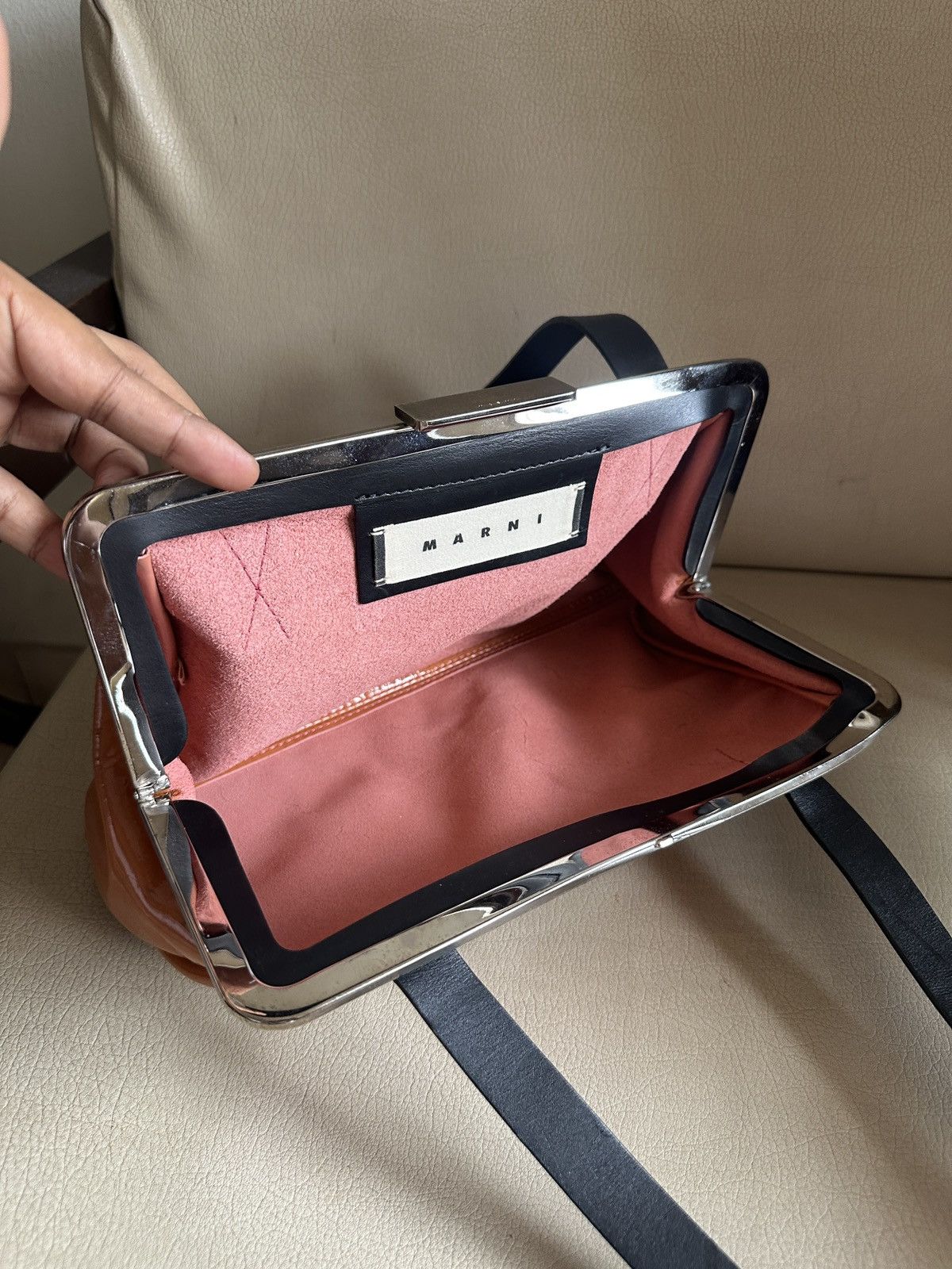 Marni Marni Vinyl Leather Shoulder Bag Size ONE SIZE - 10 Thumbnail
