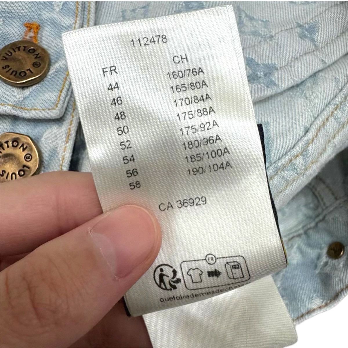 Louis Vuitton × Tyler The Creator Louis Vuitton X Tyler The Creator 58 Monogram Denim Jacket Size US XXL / EU 58 / 5 - 8 Thumbnail