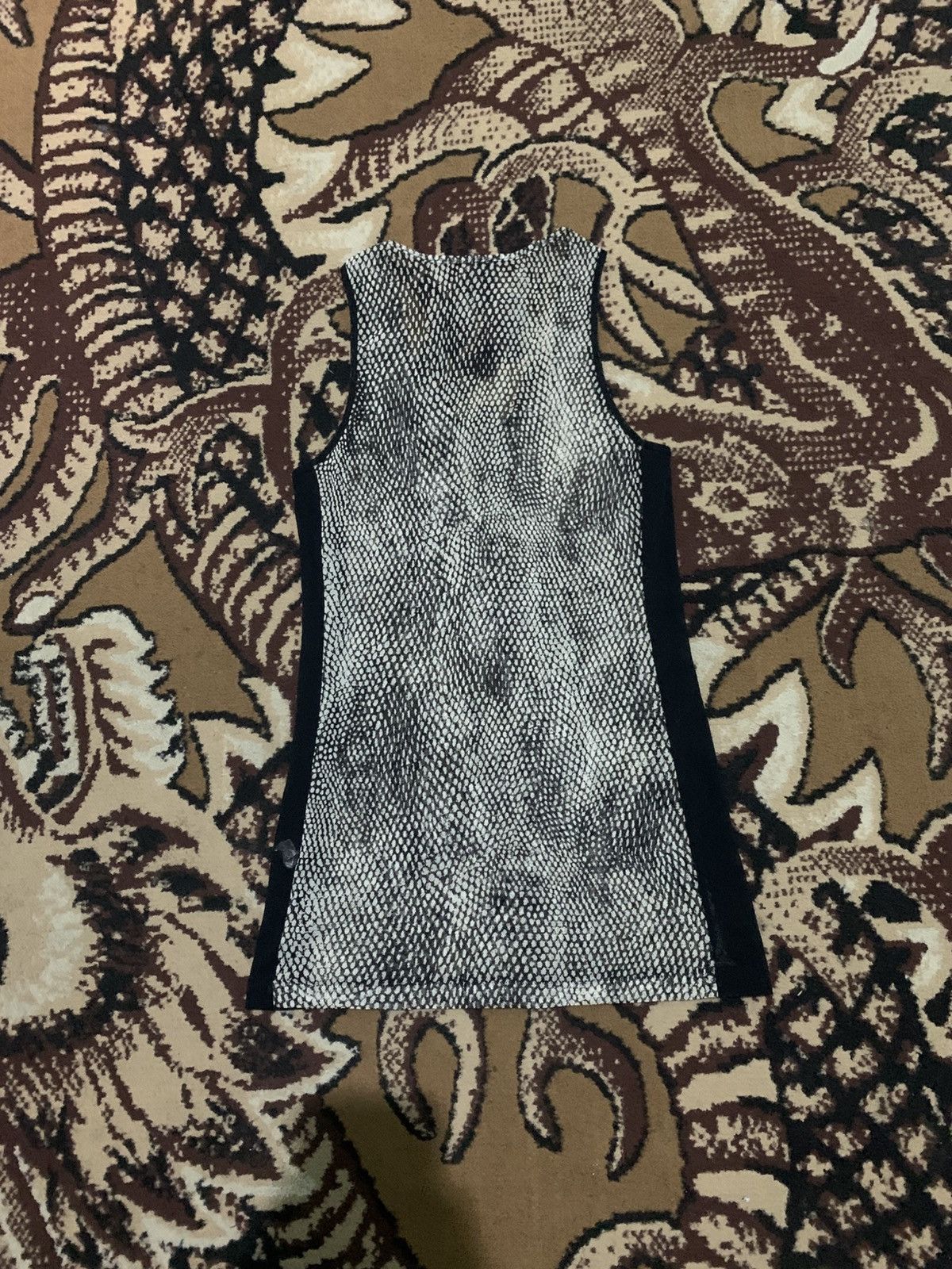 If Six Was Nine 90s Baira Japan Snakeskin Mesh Shirt Size M / US 6-8 / IT 42-44 - 2 Thumbnail