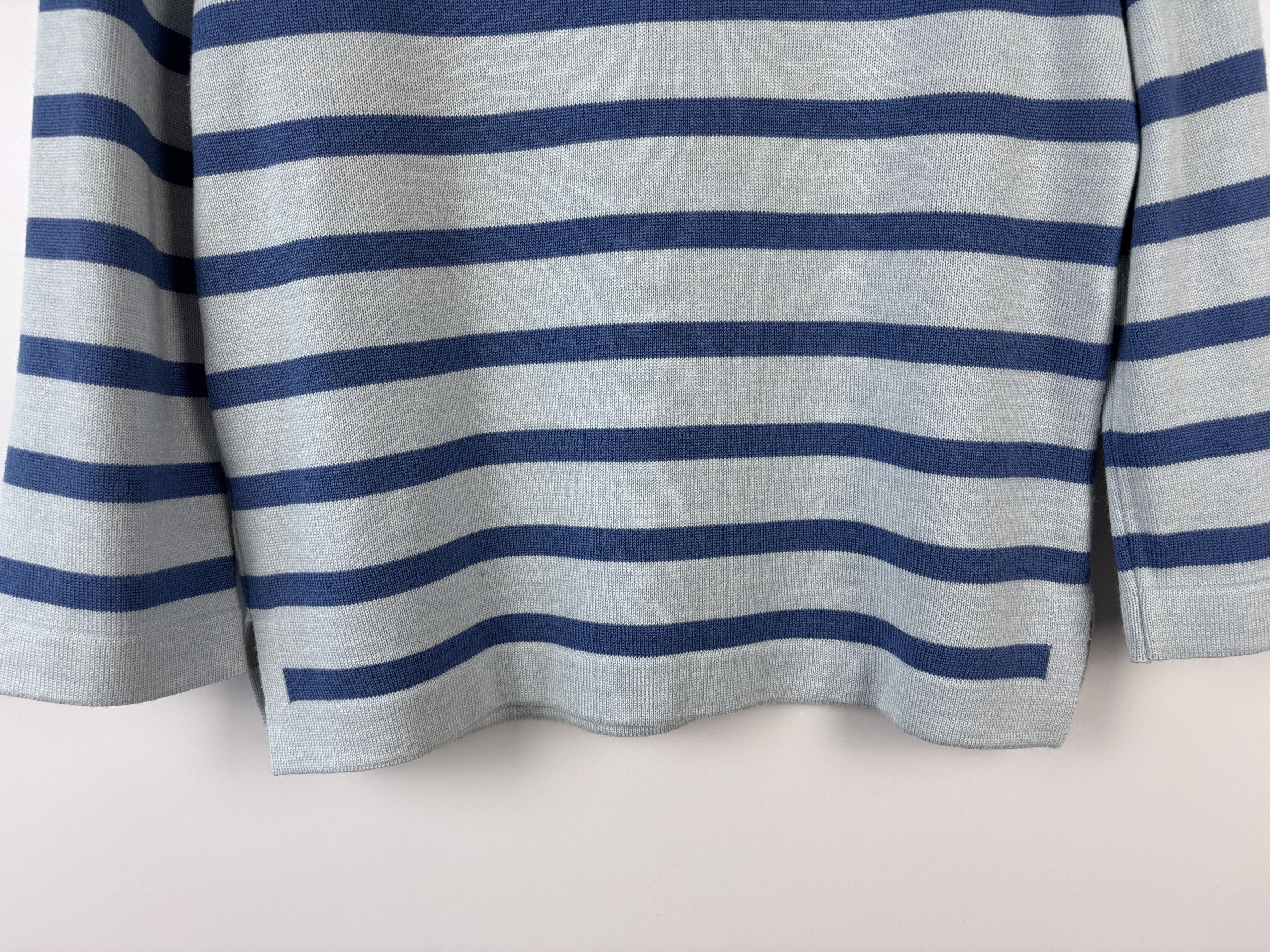 Saint James × Vintage Saint James Striped 3/4 Sleeve Sweater Wool Jumper US 8 (S) Size M / US 6-8 / IT 42-44 - 7 Thumbnail